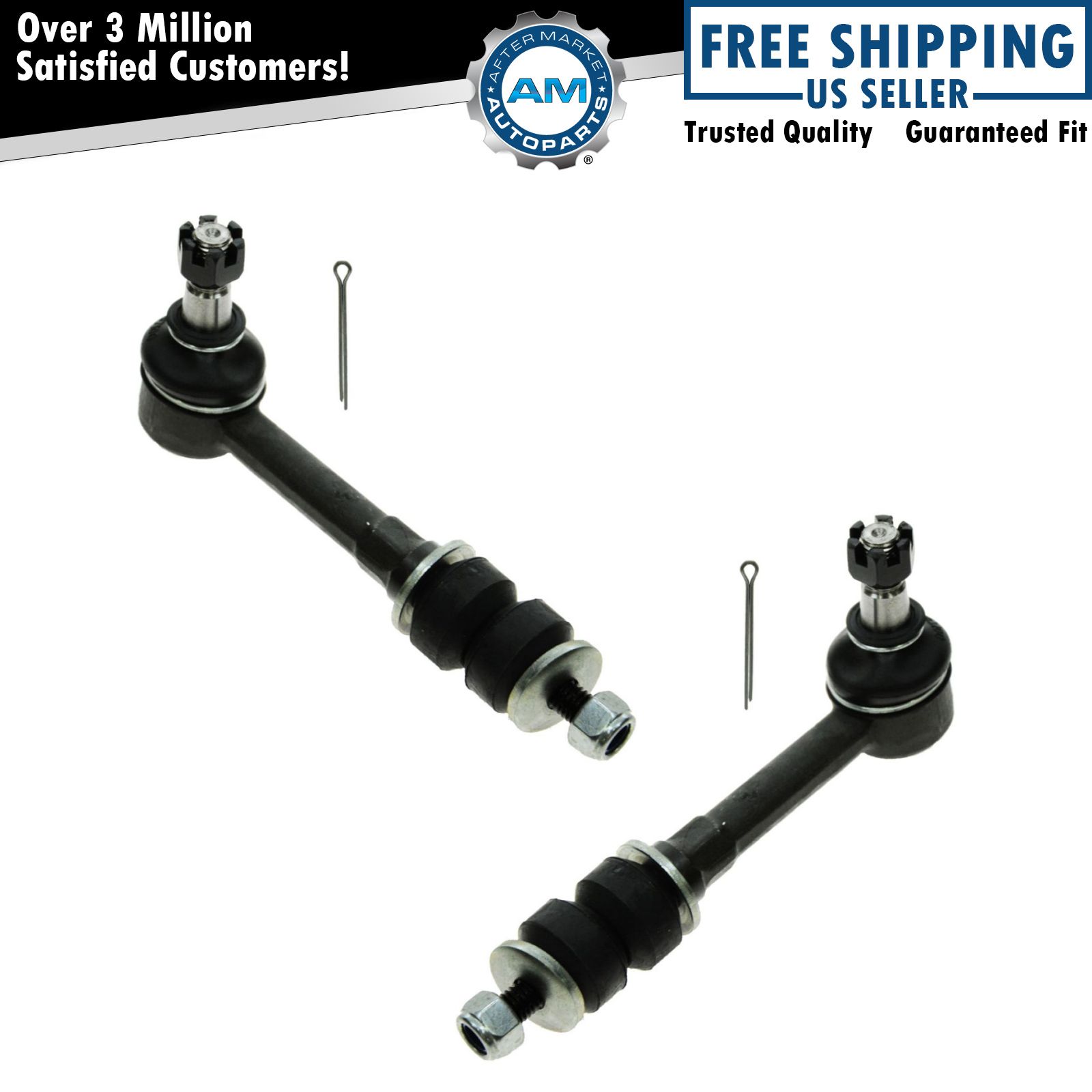 Front Sway Stabilizer Bar End Link Pair Set of 2 For Dodge Ram Pickup Truck 4x4