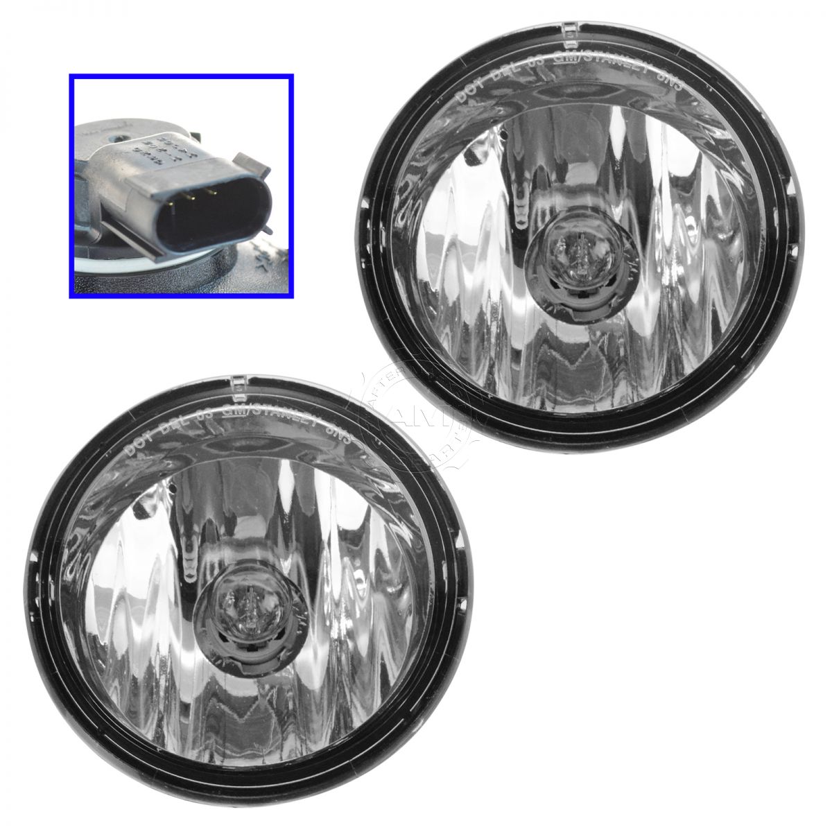 OEM 15258697 Fog Driving Daytime Running Light Lamp Pair for 0309