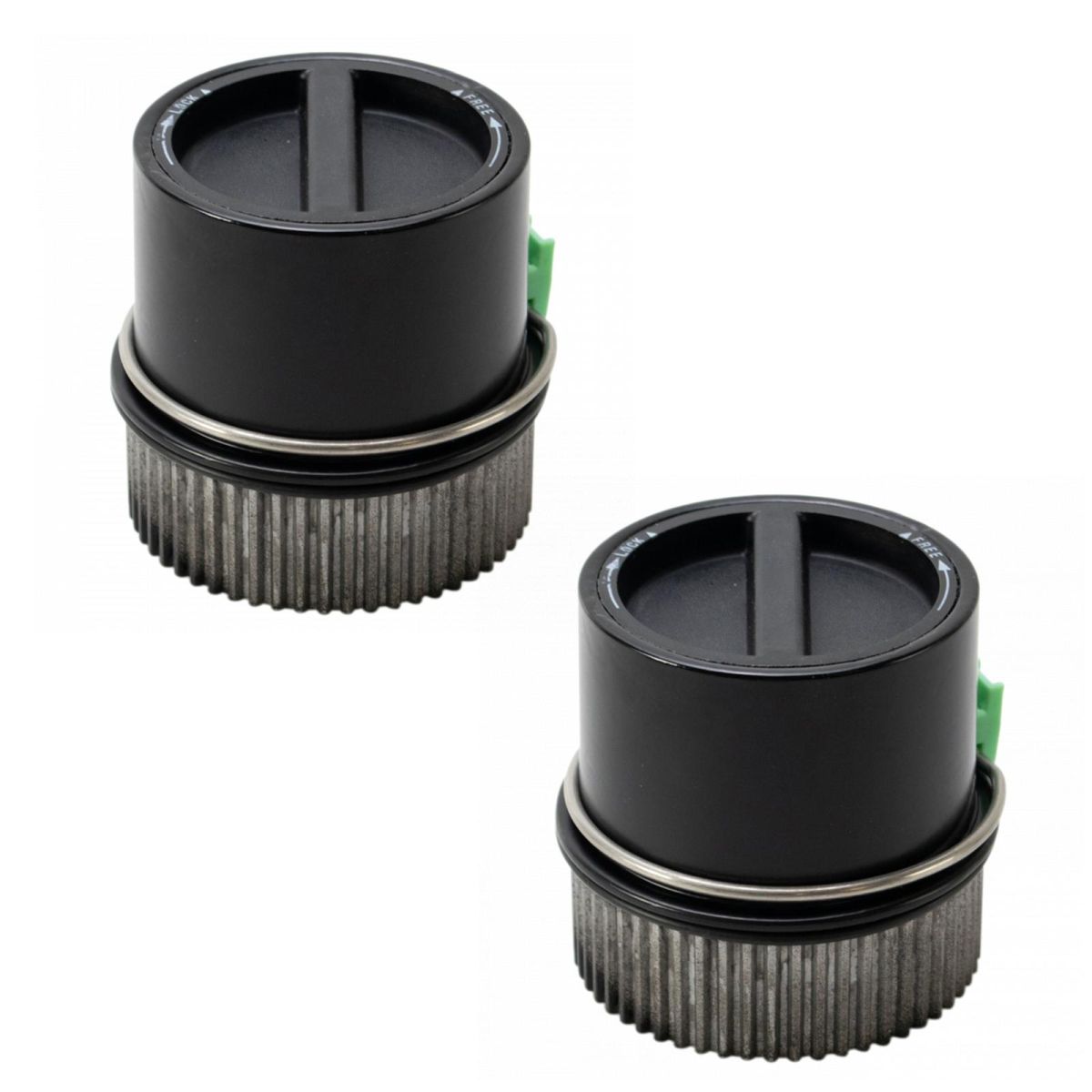 2pc Manual Locking Hub Set for Ford Excursion Expedition F250 Super Duty