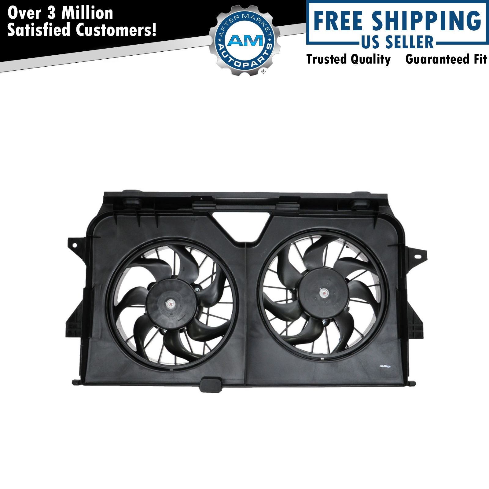 Radiator Cooling Dual Fan Assembly for Grand Caravan T & C