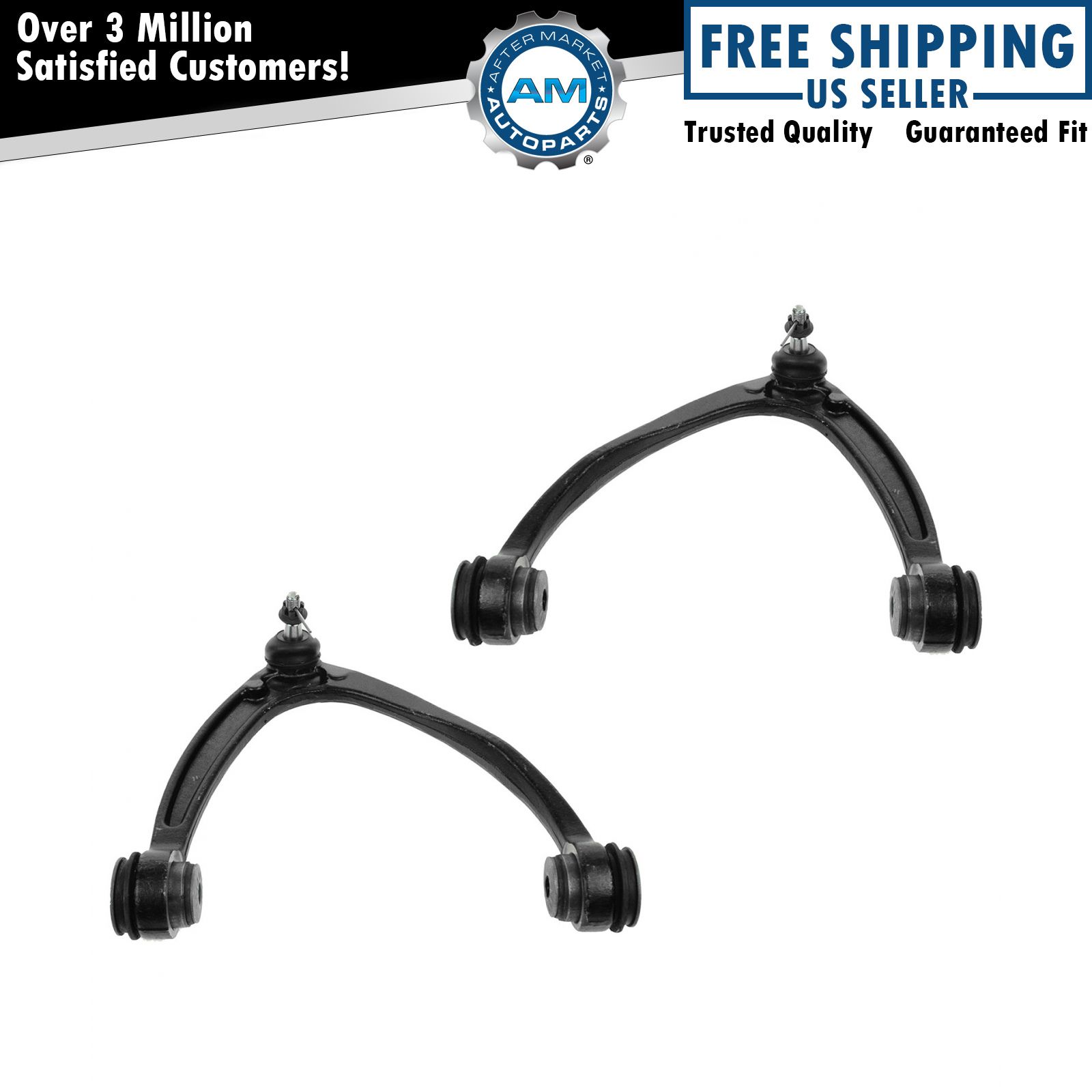 AC DELCO Front Upper Control Arms Ball Joints Pair Set for Chevy GMC Cadillac