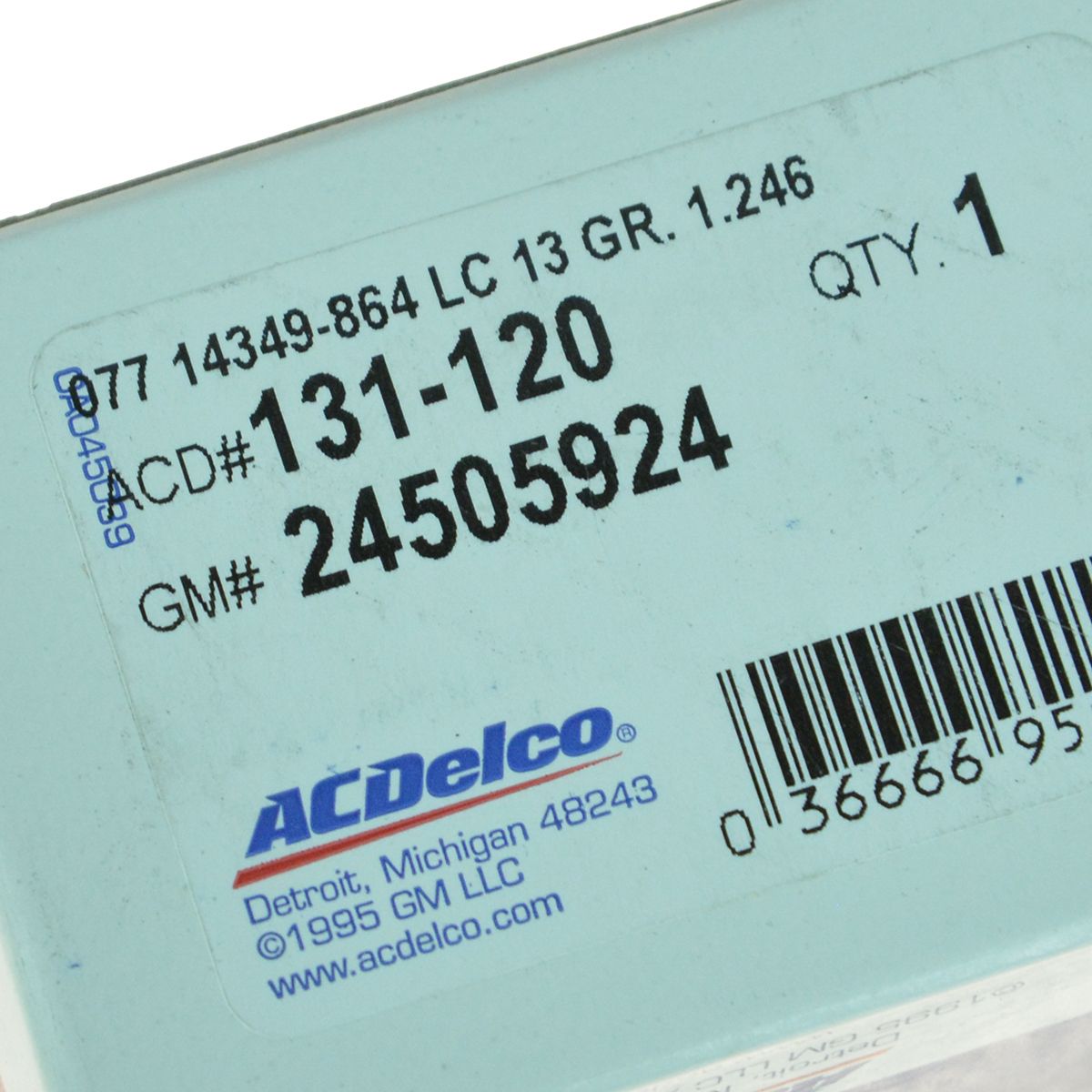 AC Delco 131-120 Thermostat /& Gasket Kit for Buick Chevy Pontiac Olds New
