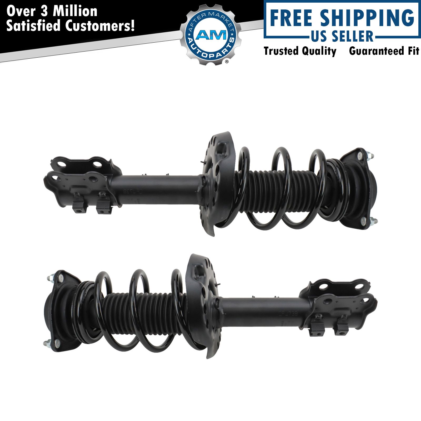 Front Strut & Spring Assembly Set Fits 2013-2017 Hyundai Veloster