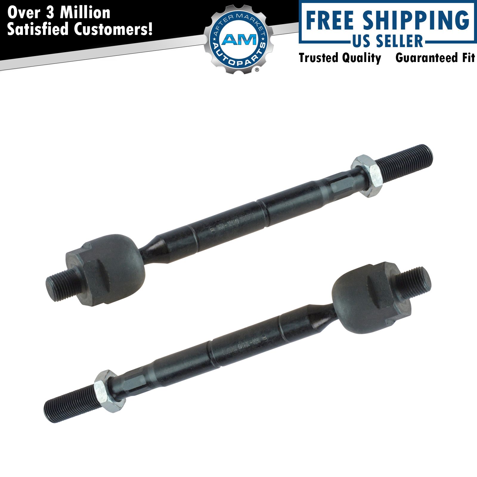 Inner Tie Rod Pair LH Driver Side & RH Passenger Side Set for Toyota