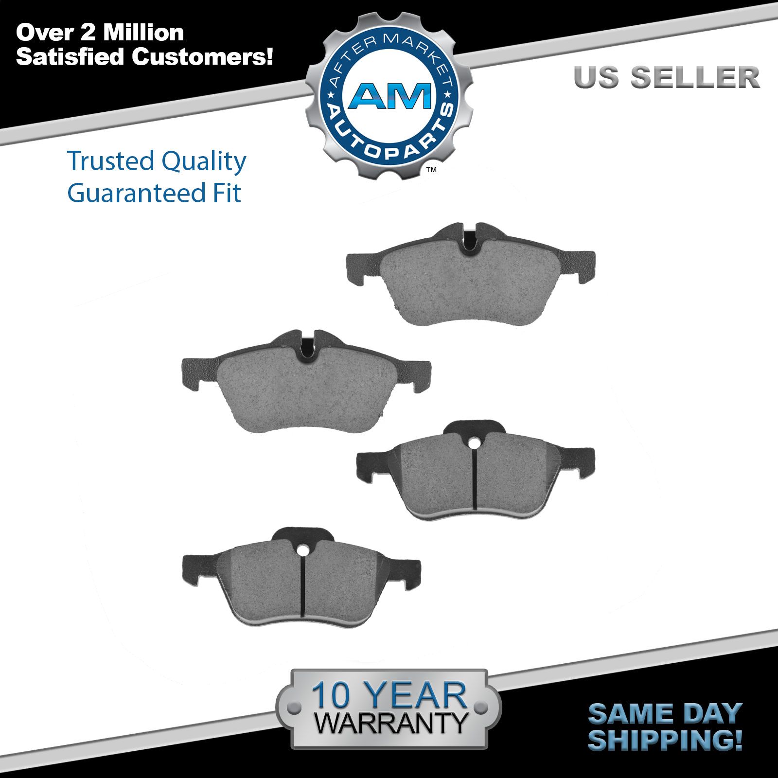 FRONT V-Trust Premium Quality Ceramic Brake Pads VTD1211