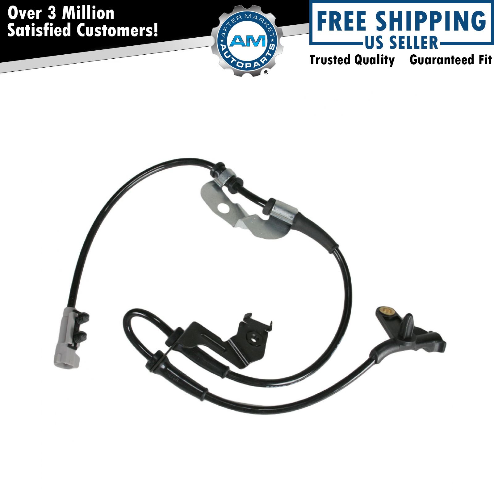 Front ABS Sensor and Harness Driver LH Left for Dodge Plymouth Chrysler