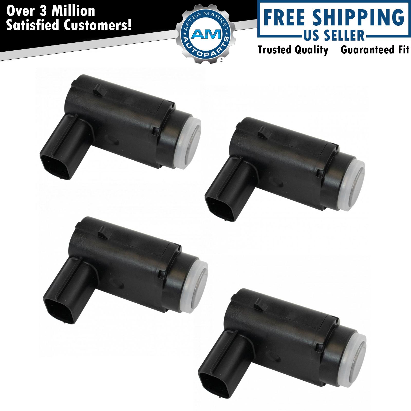 Front or Rear Parking Assist Sensor 4 Piece Set for Buick Cadillac Chevrolet New