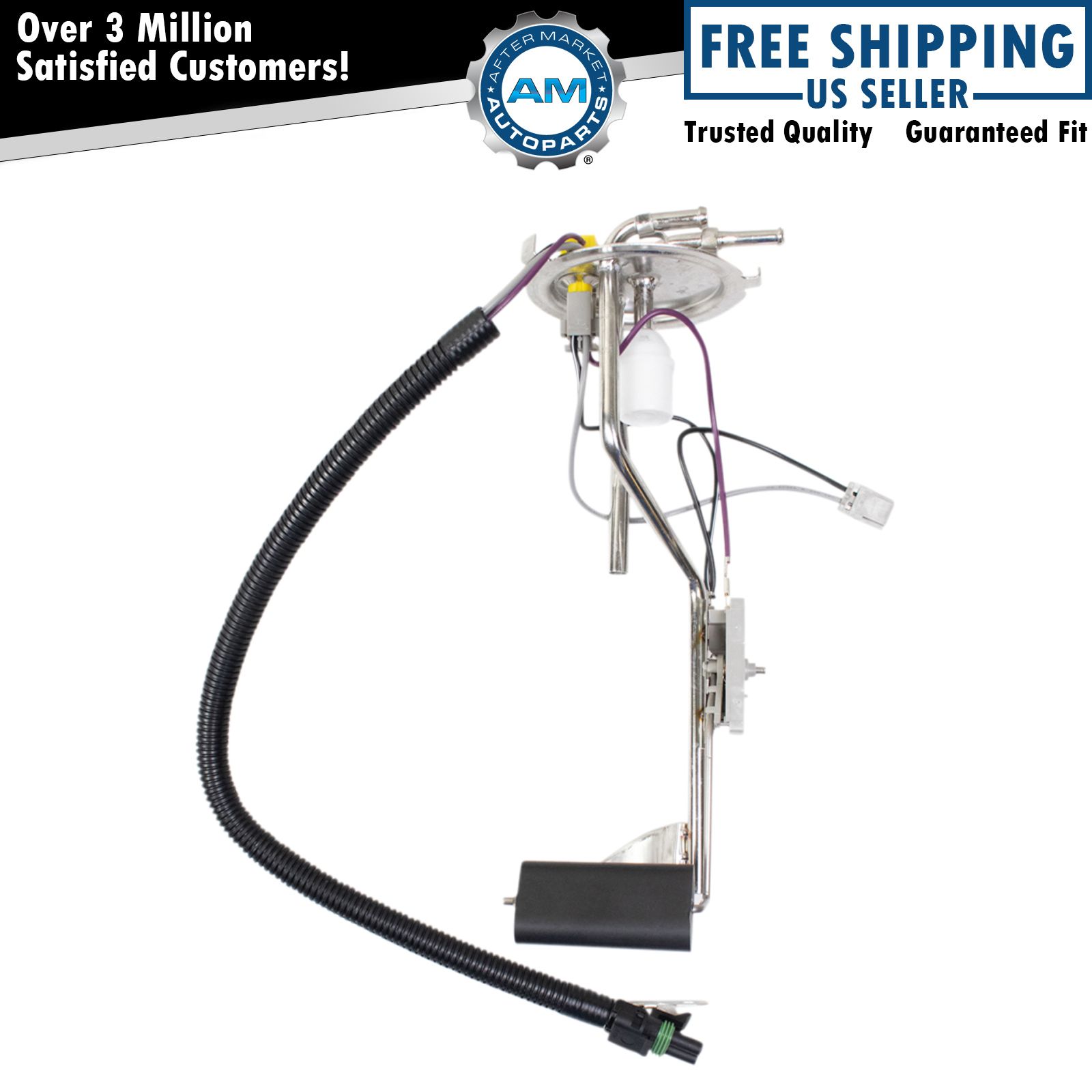 AM Autoparts Fuel Tank Sending Unit – Chevy GMC 1500 2500 3500 Pickup 1988-1995, Direct Fit, 10-Year Warranty