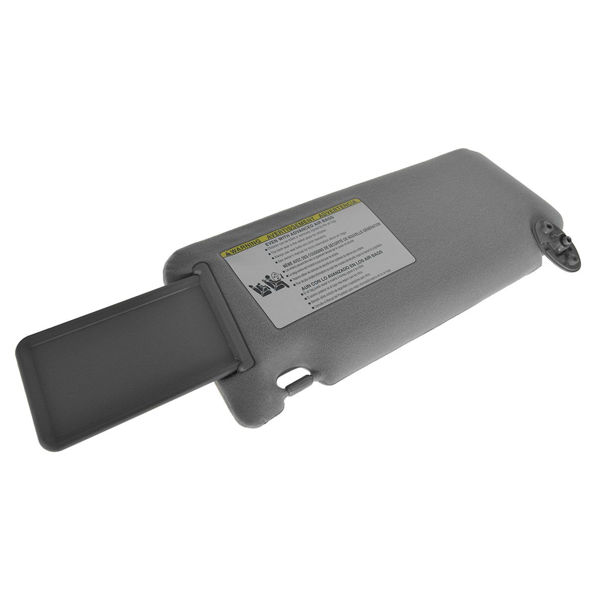 TOYOTA 7431035C10B0 Sun Visor Gray w/ Integrated Mirror RH for 0511