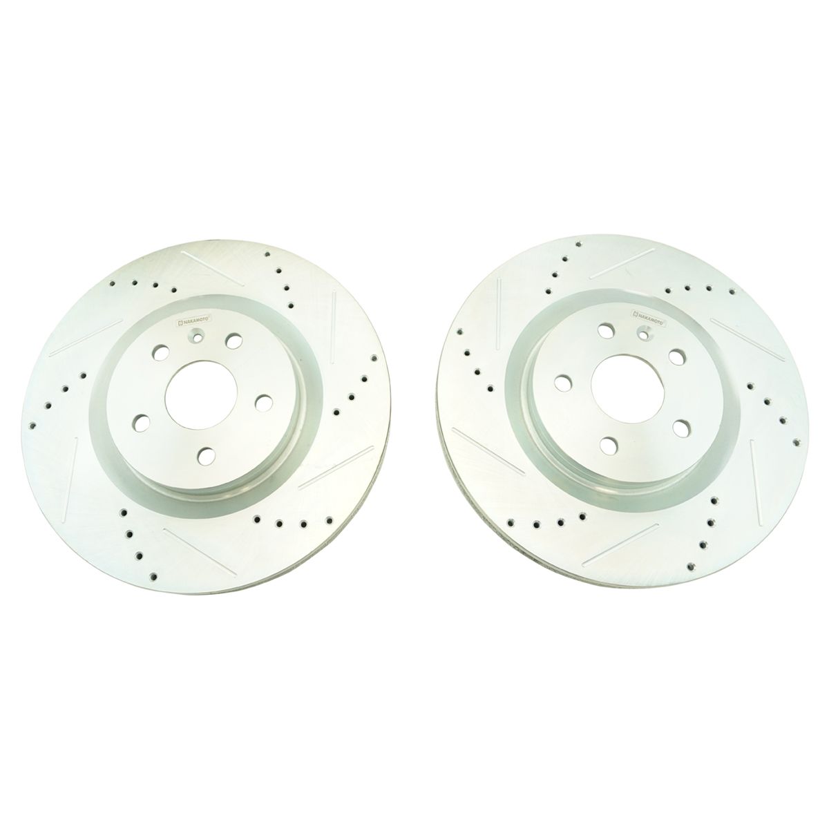 Front & Rear Performance Drilled Slotted Zinc Coated Rotor Kit for GM eBay