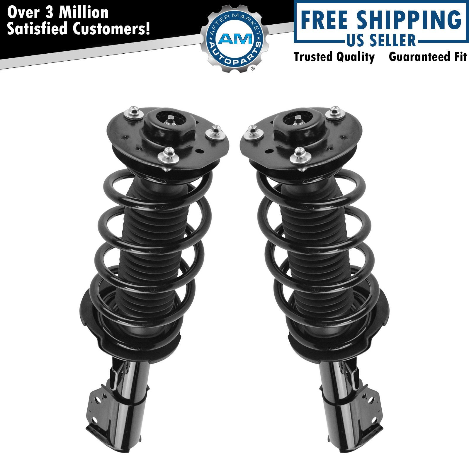 Front Complete Shock Strut Spring Assembly Pair Set Of 2 For Equinox