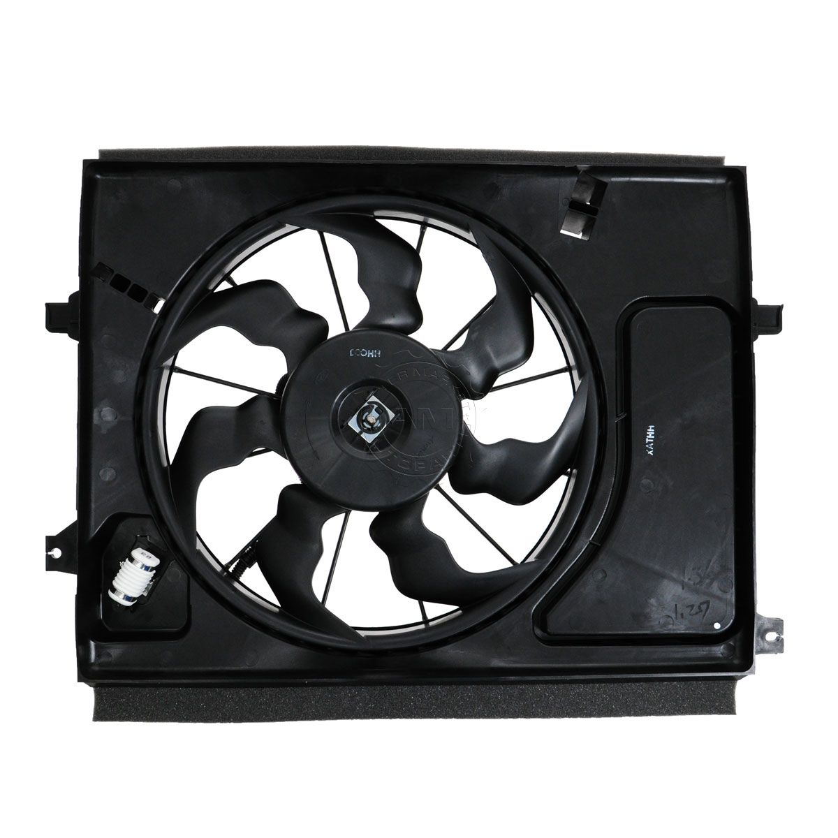 Radiator Dual Cooling Fan Assembly with Coolant Reservoir for 12-13 Kia ...