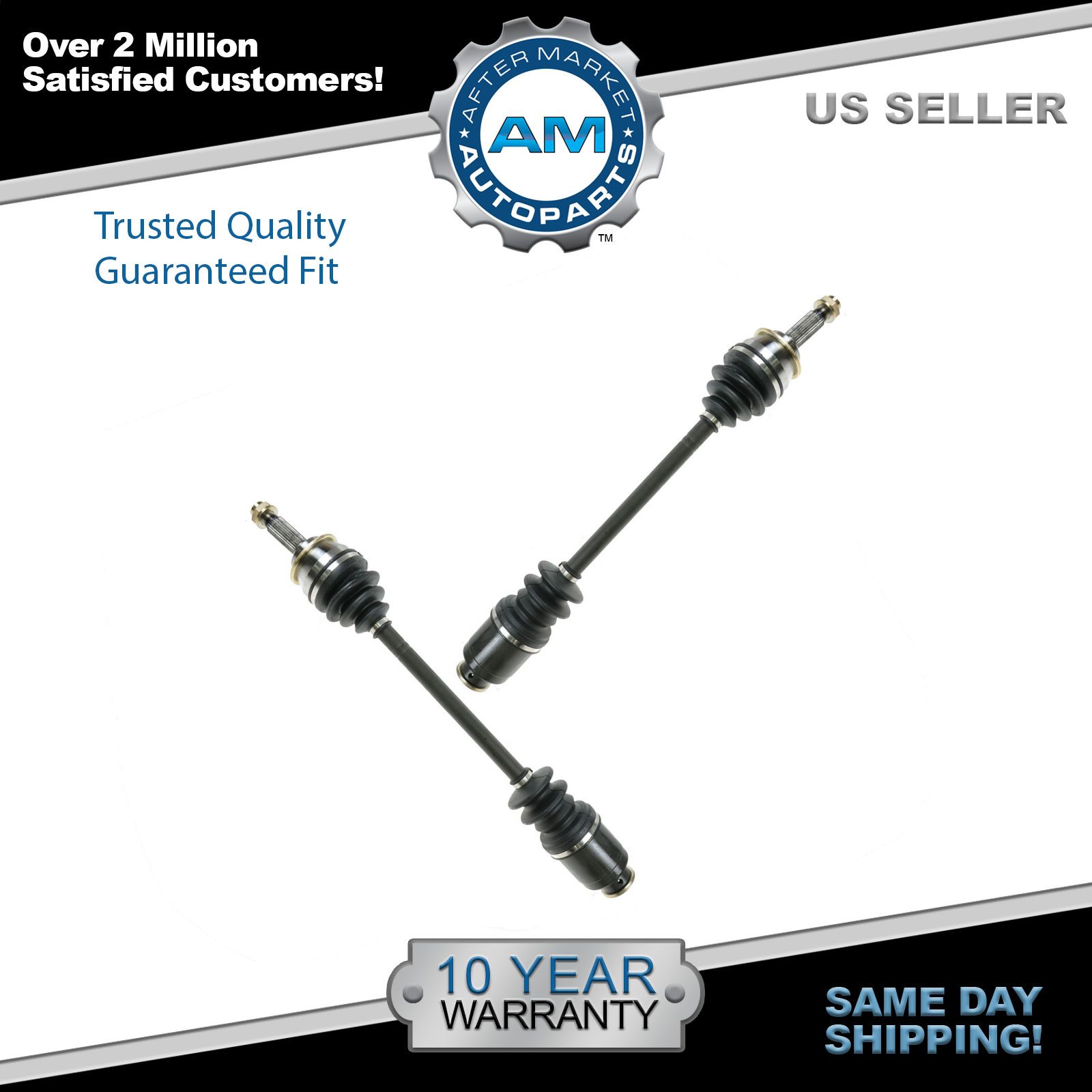 Front CV Joint Axle Shaft Pair Set for Subaru Impreza Legacy Forester