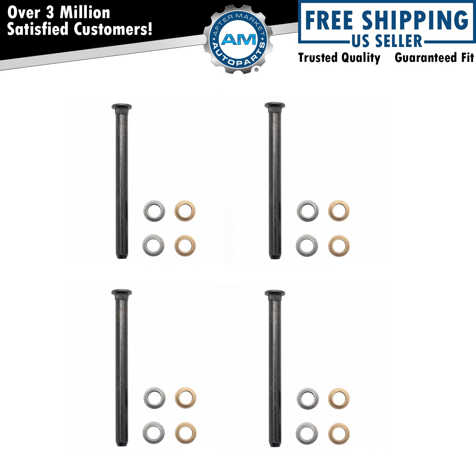 Dorman Door Hinge Pin & Bushing Mount Kit Pair for Buick Cadillac GM Pontiac