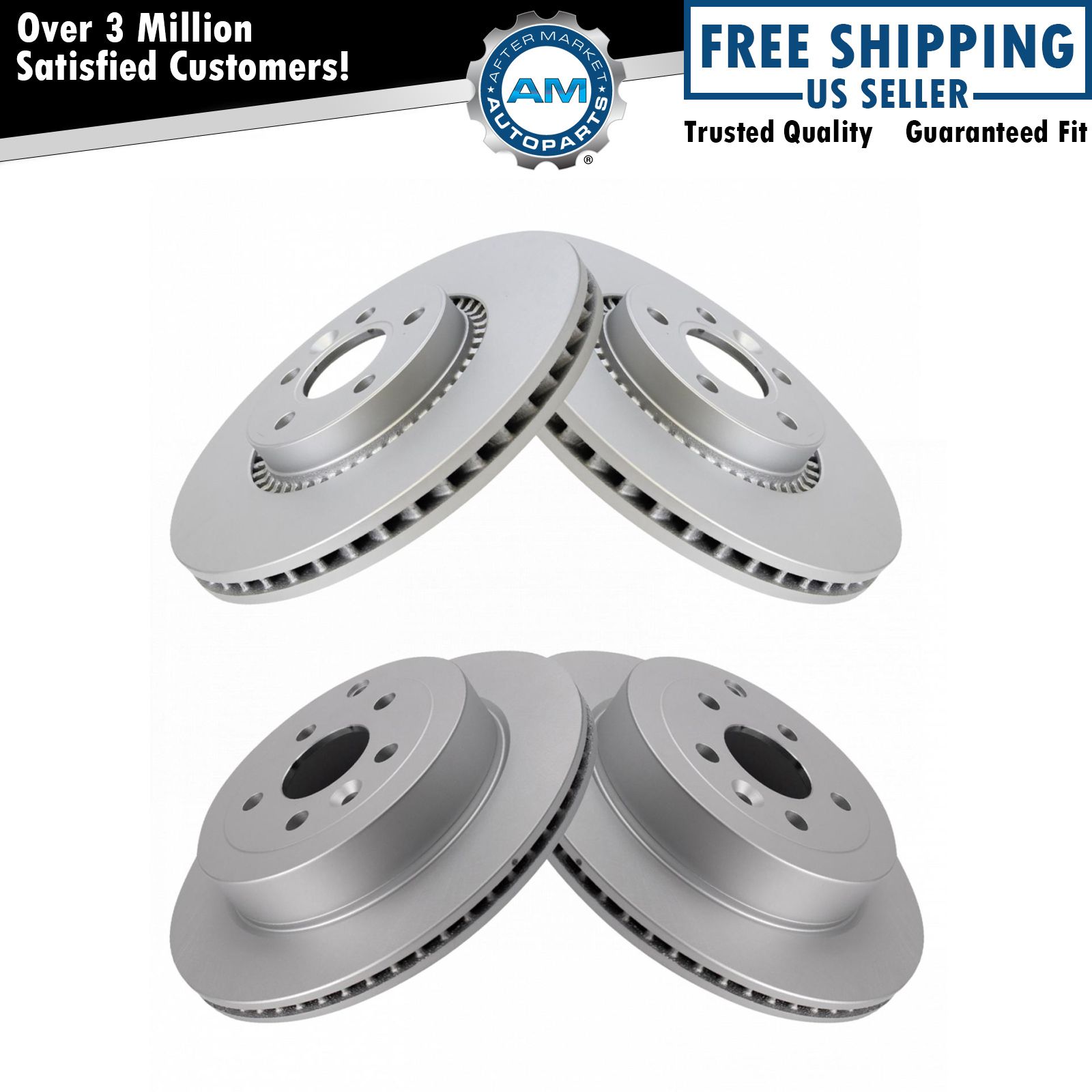 <b>4 Piece Brake Rotor Set</b>