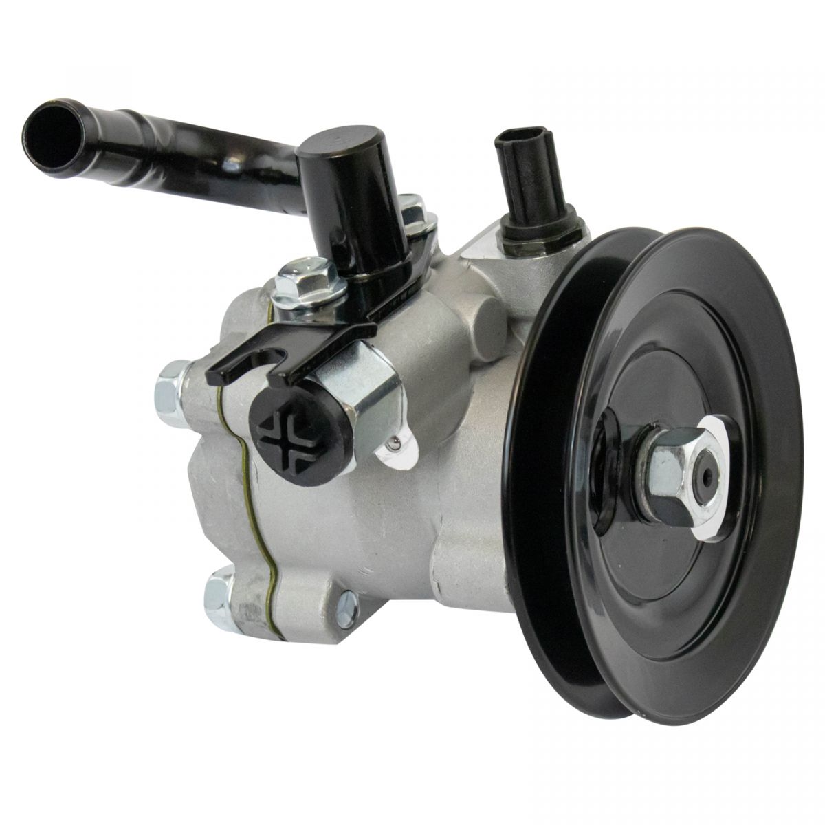 Power Steering Pump with Pulley New for Kia Rio Hyundai Accent eBay