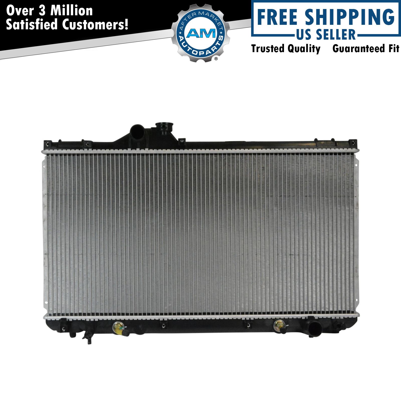 Radiator Aluminum Core with Plastic Tank Direct Fit for Lexus IS300 L6