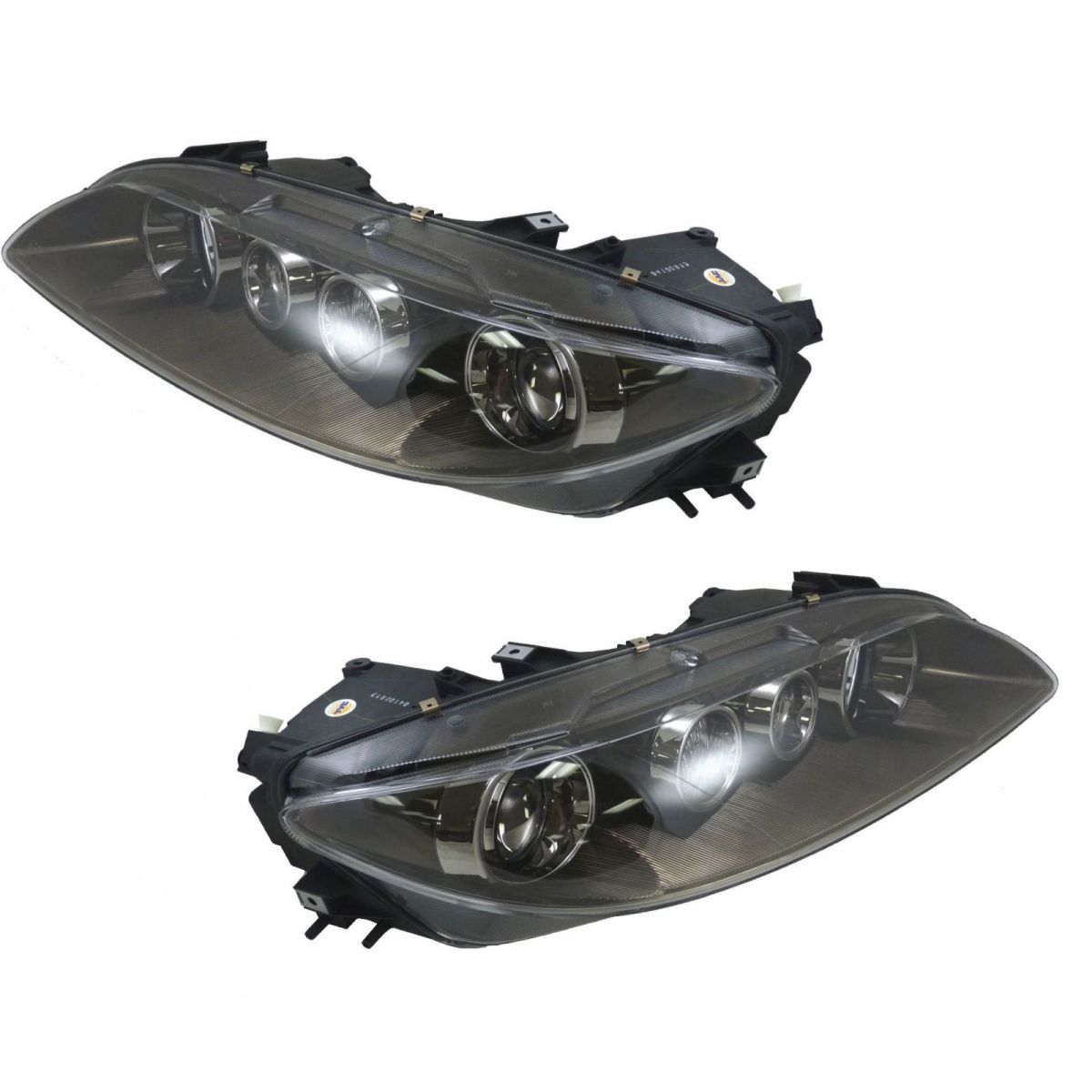 Front Headlights Headlamps Lights Left & Right Pair Set for 06-08 Mazda