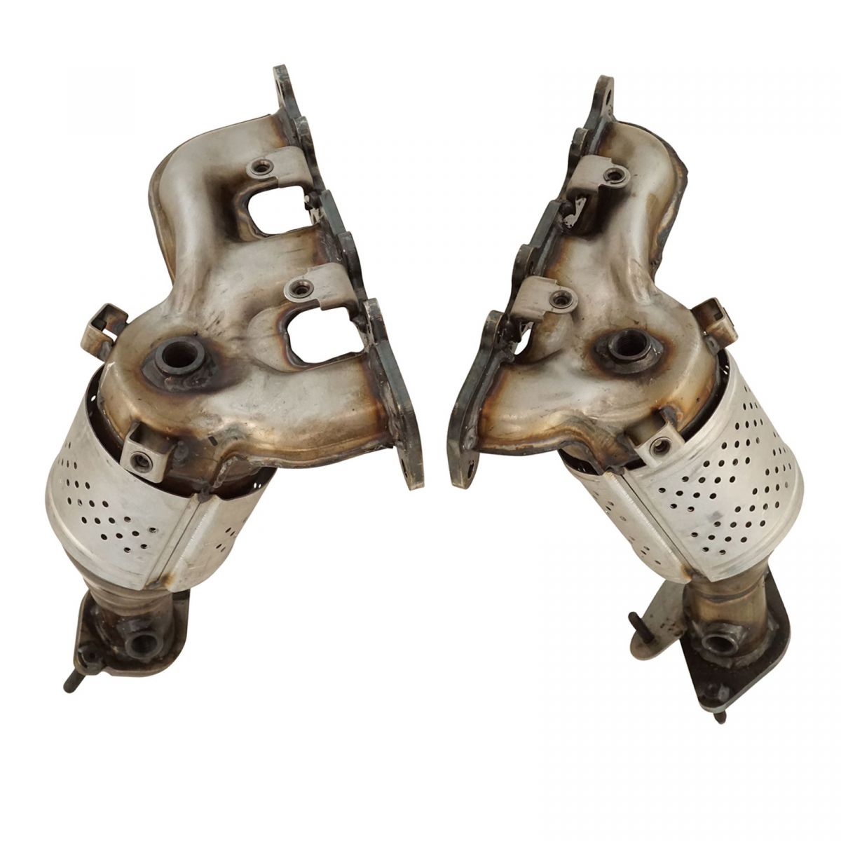Exhaust Manifold w/ Catalytic Converter Gasket & Hardware Pair for Ford