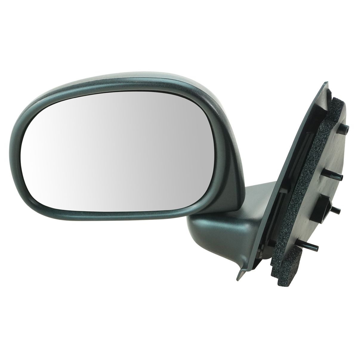 Black Manual Side View Door Mirror Driver Left LH for Ford Pickup Truck Explorer