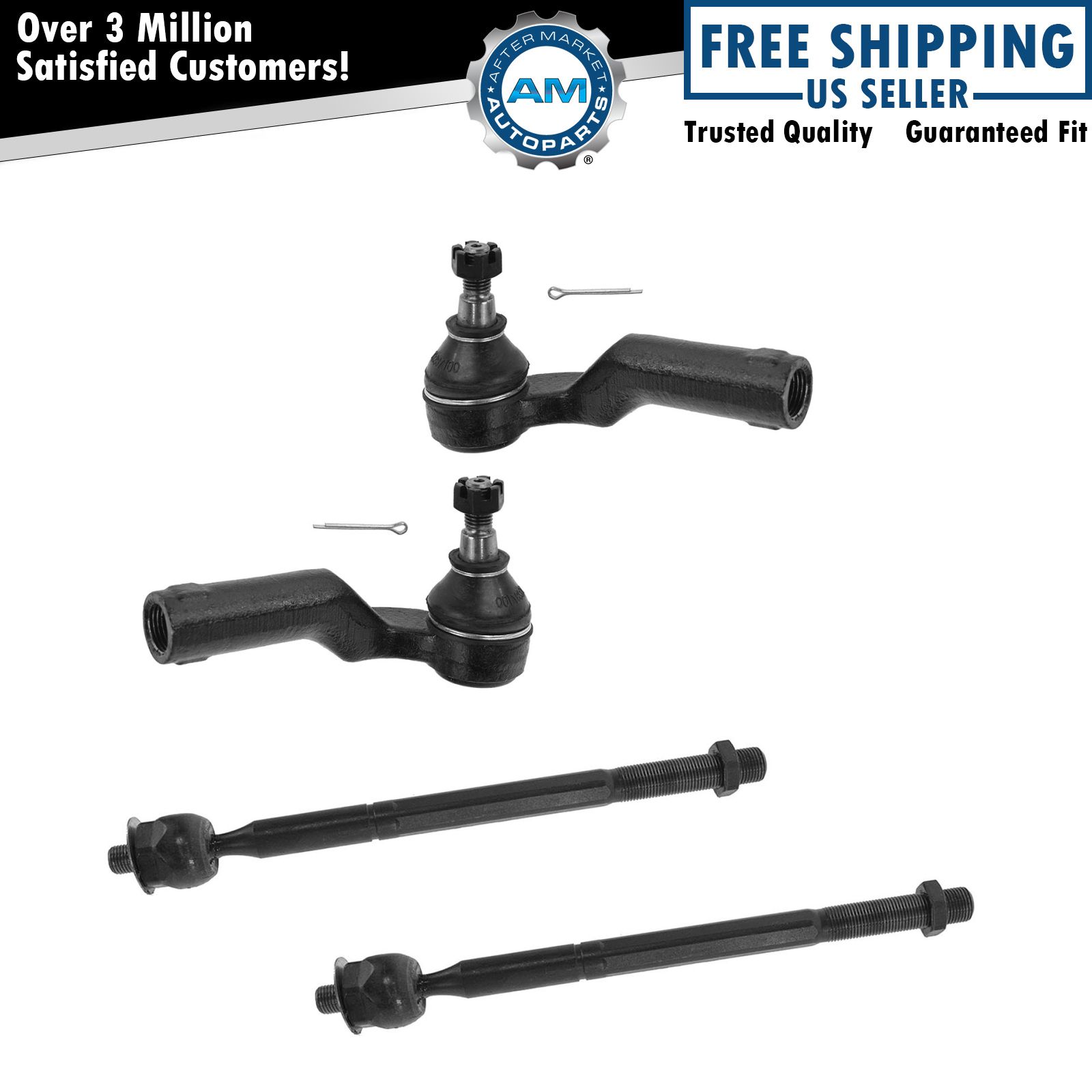 Tie Rod Set For 2004-2013 Mazda 3 2006-2015 5