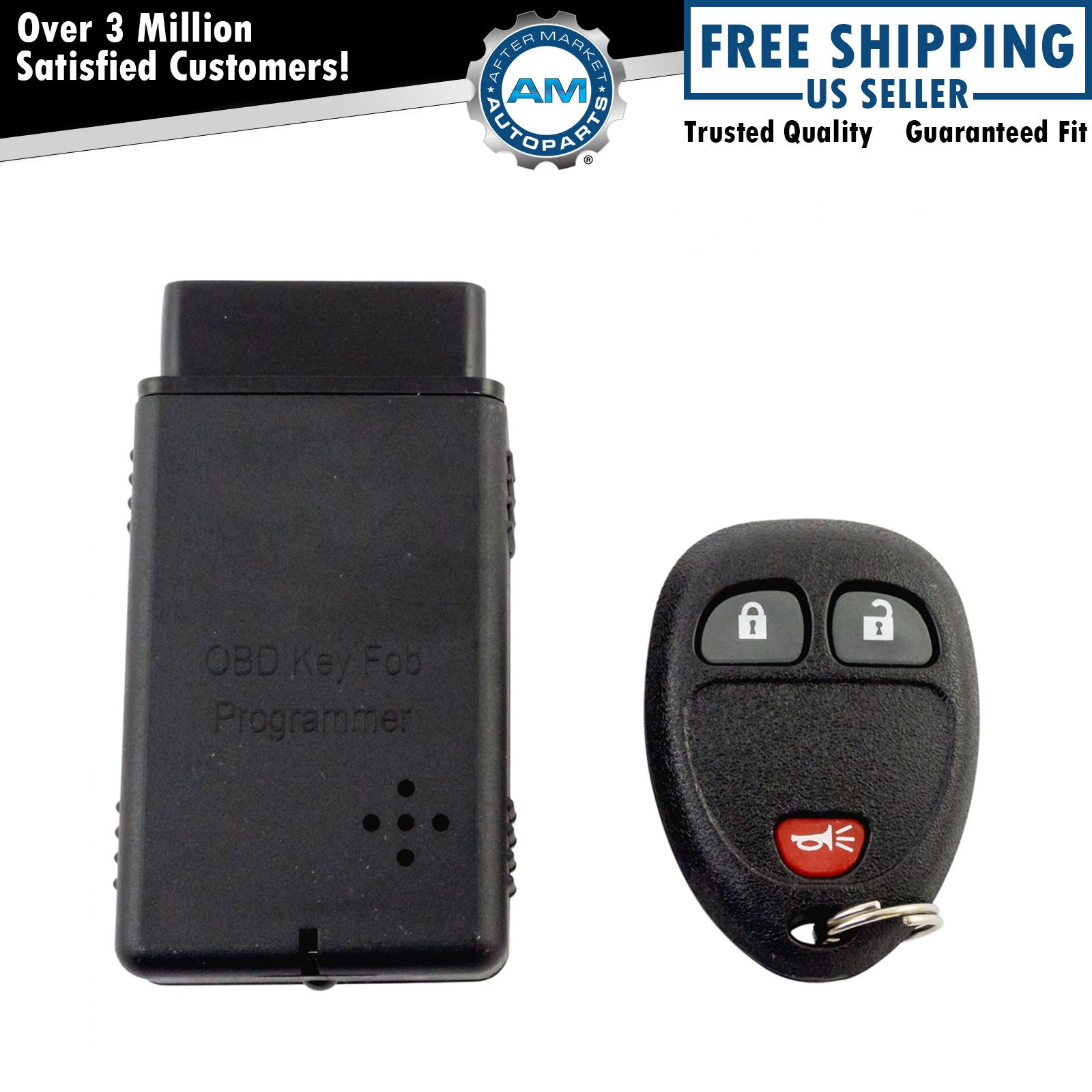 Dorman 99161 3 Button Keyless Entry Remote with Programmer for GM Truck SUV New