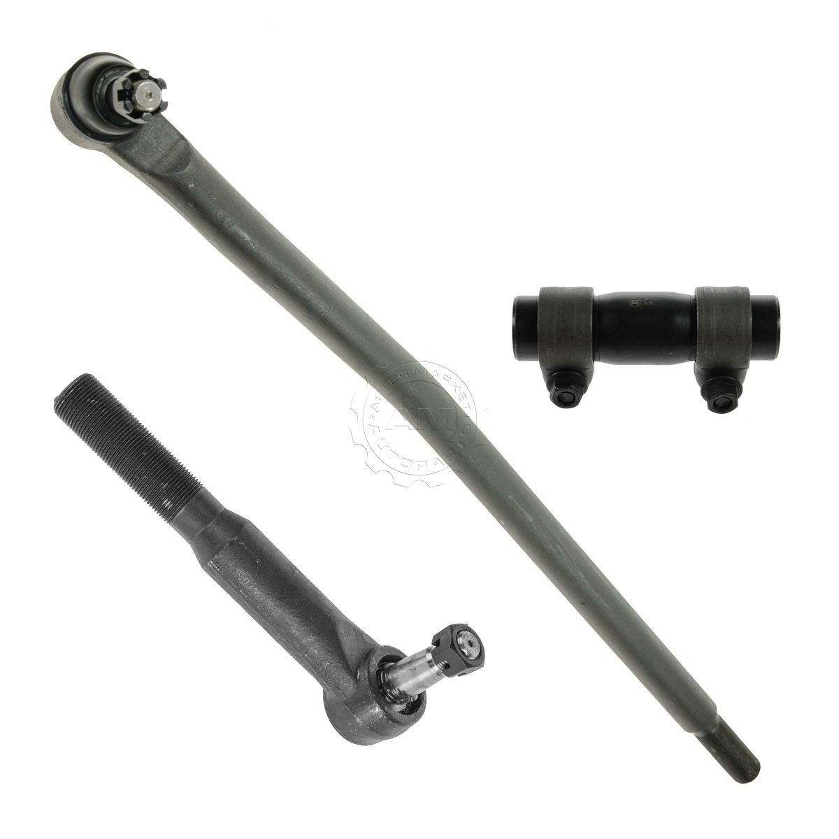 Steering Kit 3 Piece Set Drag Link Tie Rod Adjusting Sleeve Pitman Arm