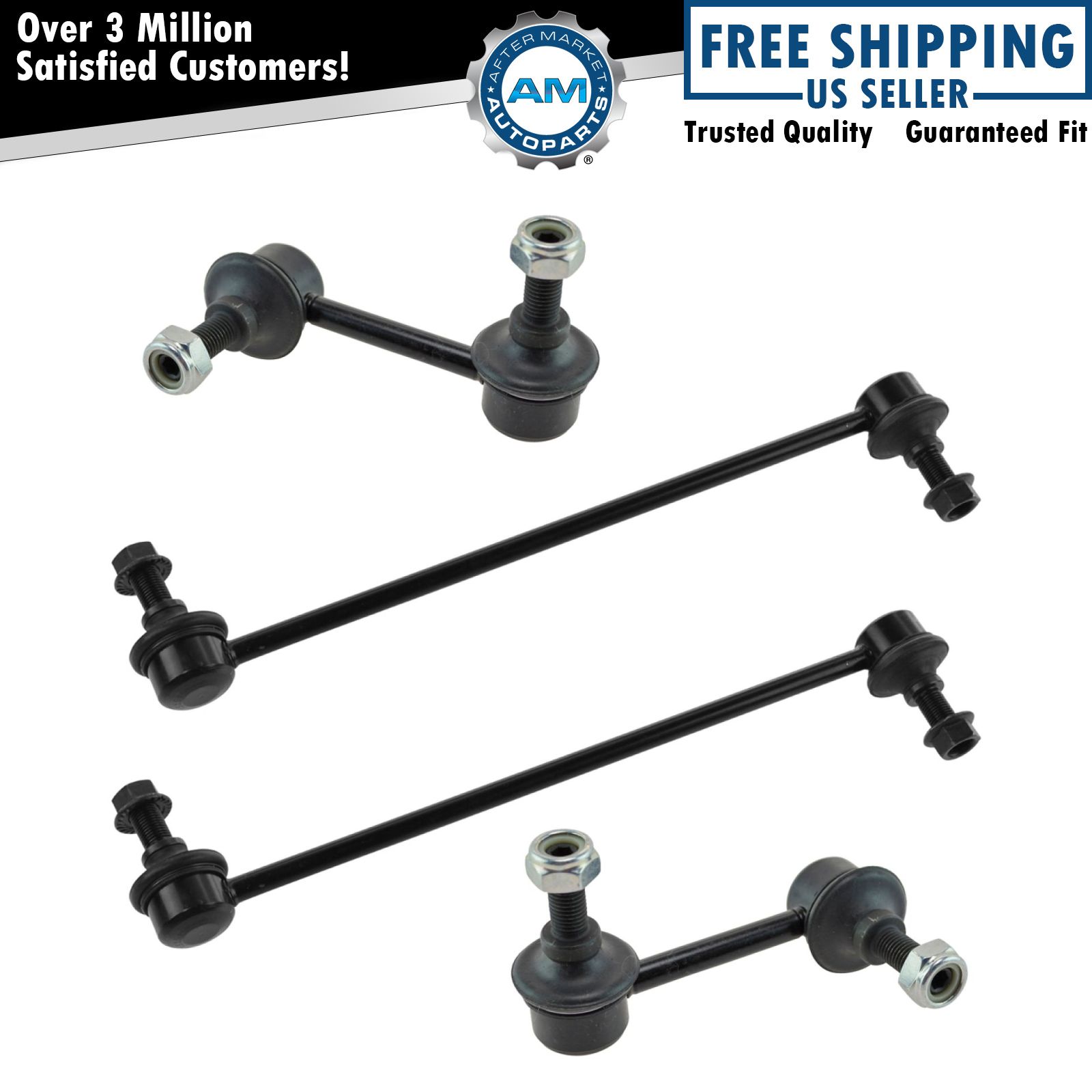 Pair Set of 2 Rear Suspension Stabilizer Bar Link Kits For Transit Connect 10-13