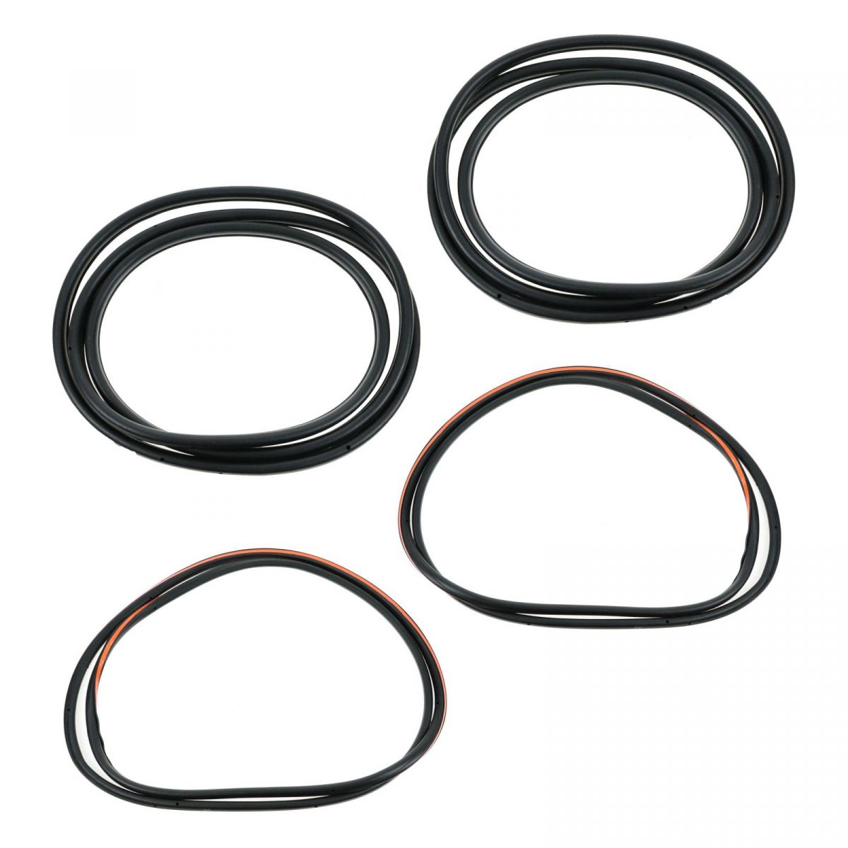 Rubber Door Weatherstrip Seal Kit Set of 4 for BMW 525i 528i 530i 540i