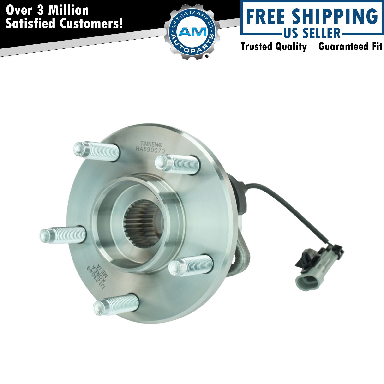 Front Wheel Hub & Bearing Assembly TIMKEN for Chevy Pontiac Saturn w/ ABS
