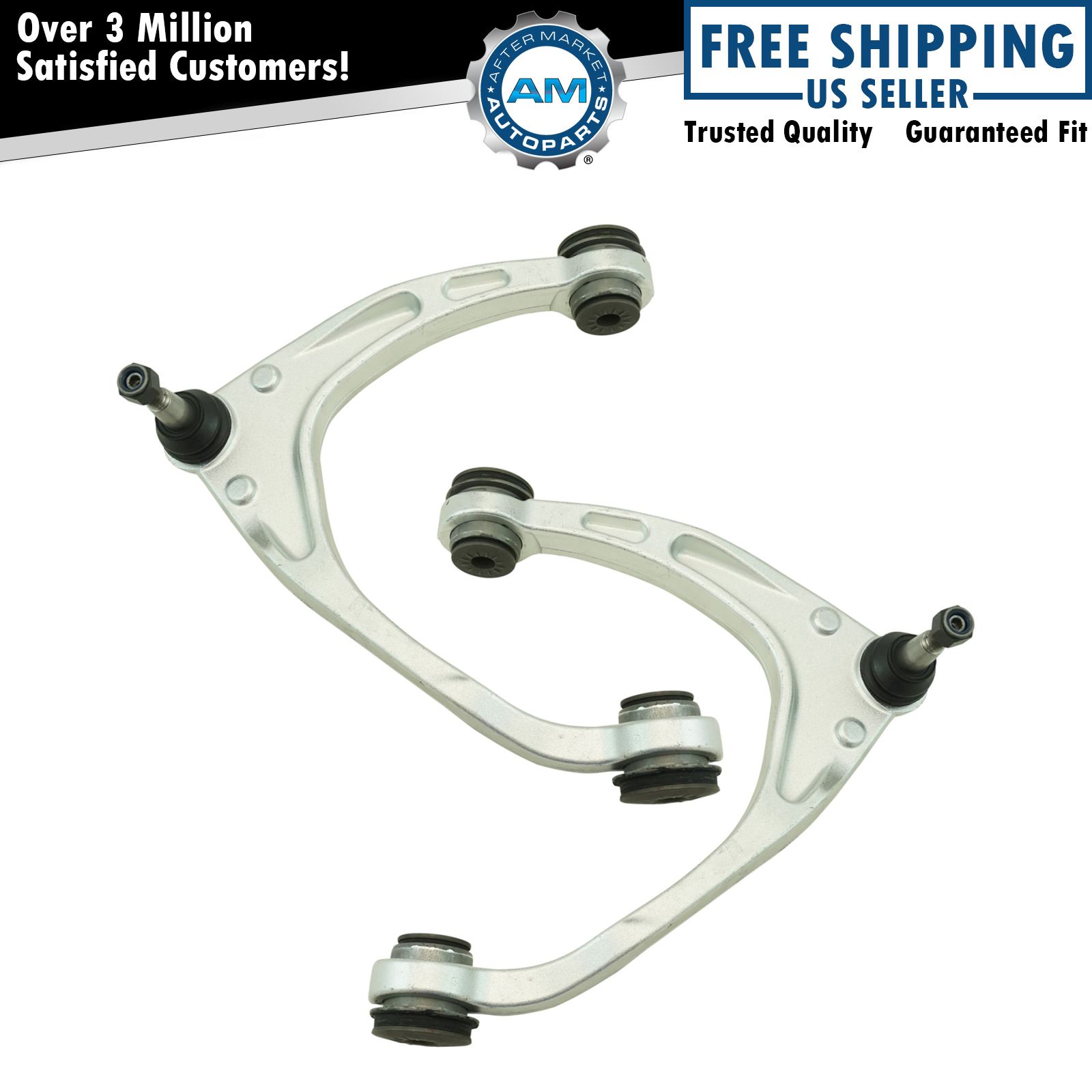 Front Upper Aluminum Control Arm Ball Joint LH RH Pair Set 2pc for Silverado