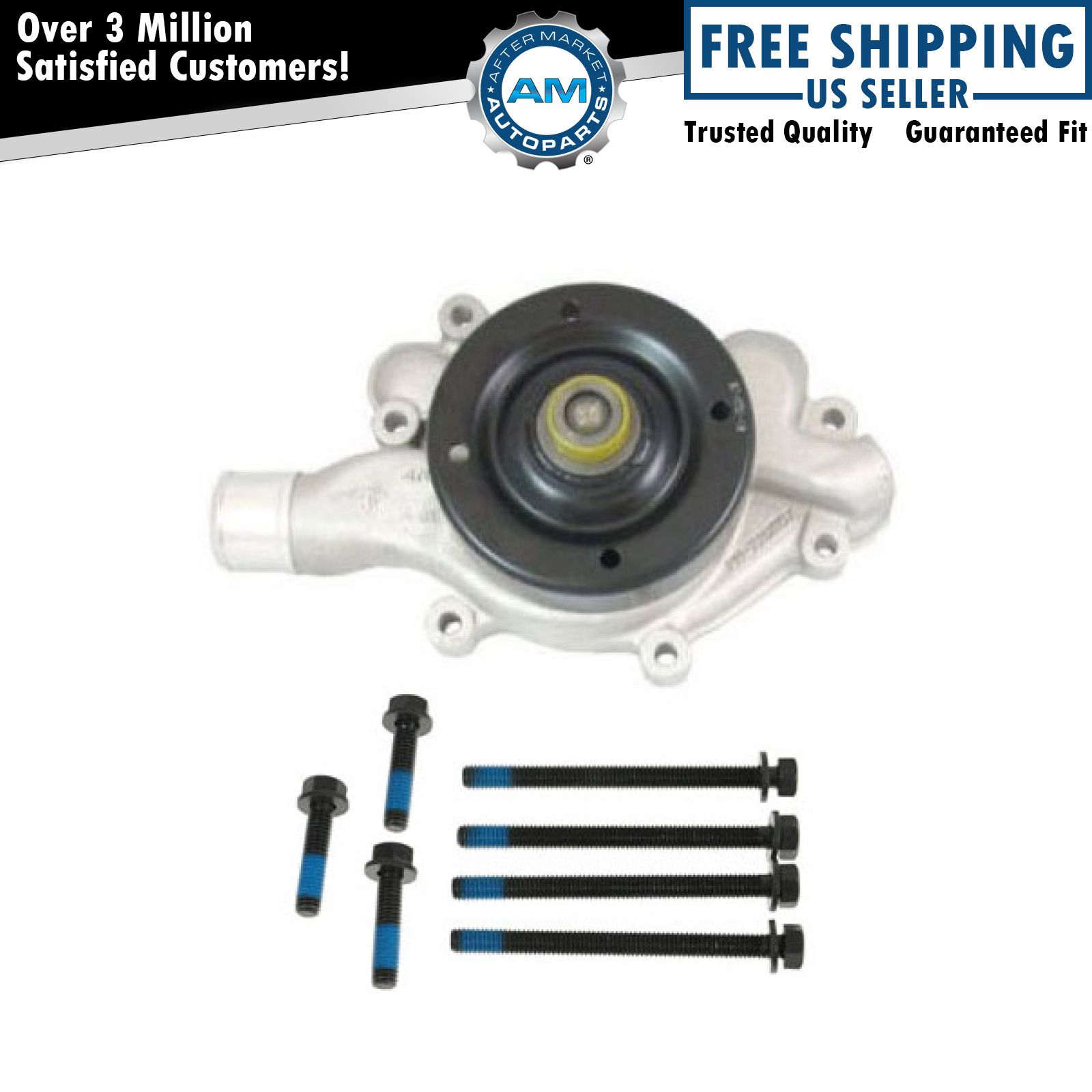 Water Pump w/ Mounting Hardware for 93-03 Dodge Ram Truck