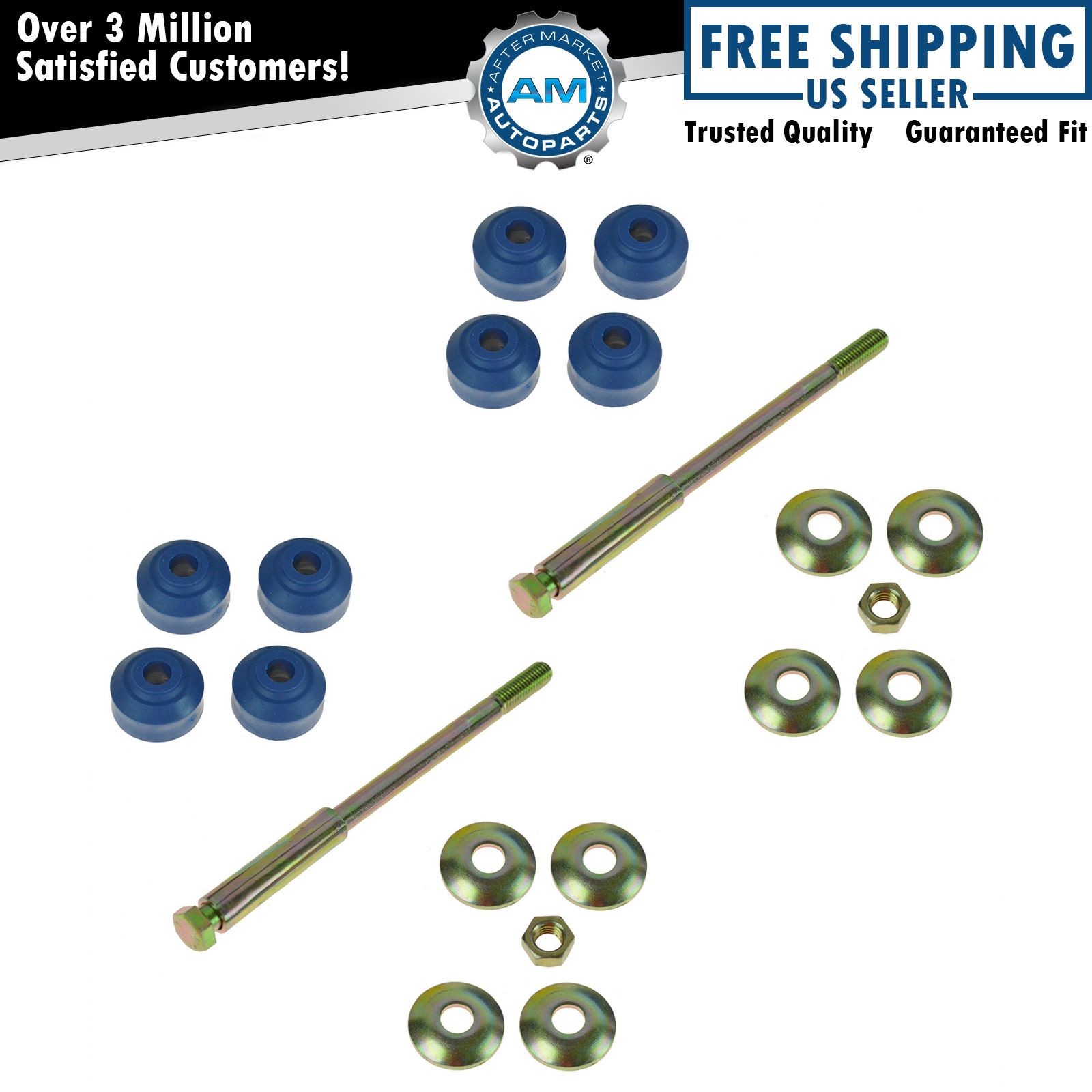 MOOG Front Stabilizer Sway Bar End Link Pair Set of 2 for Buick Chevy GMC Olds
