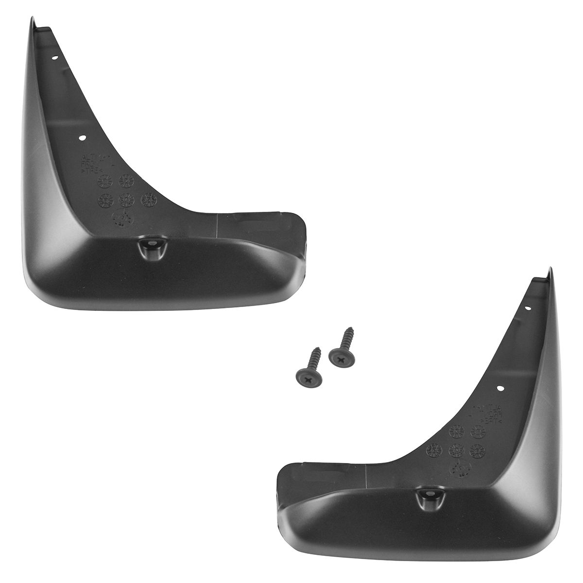 OEM Front Molded Black Plastic Mud Flap Kit Set of 2 LH RH for Nissan