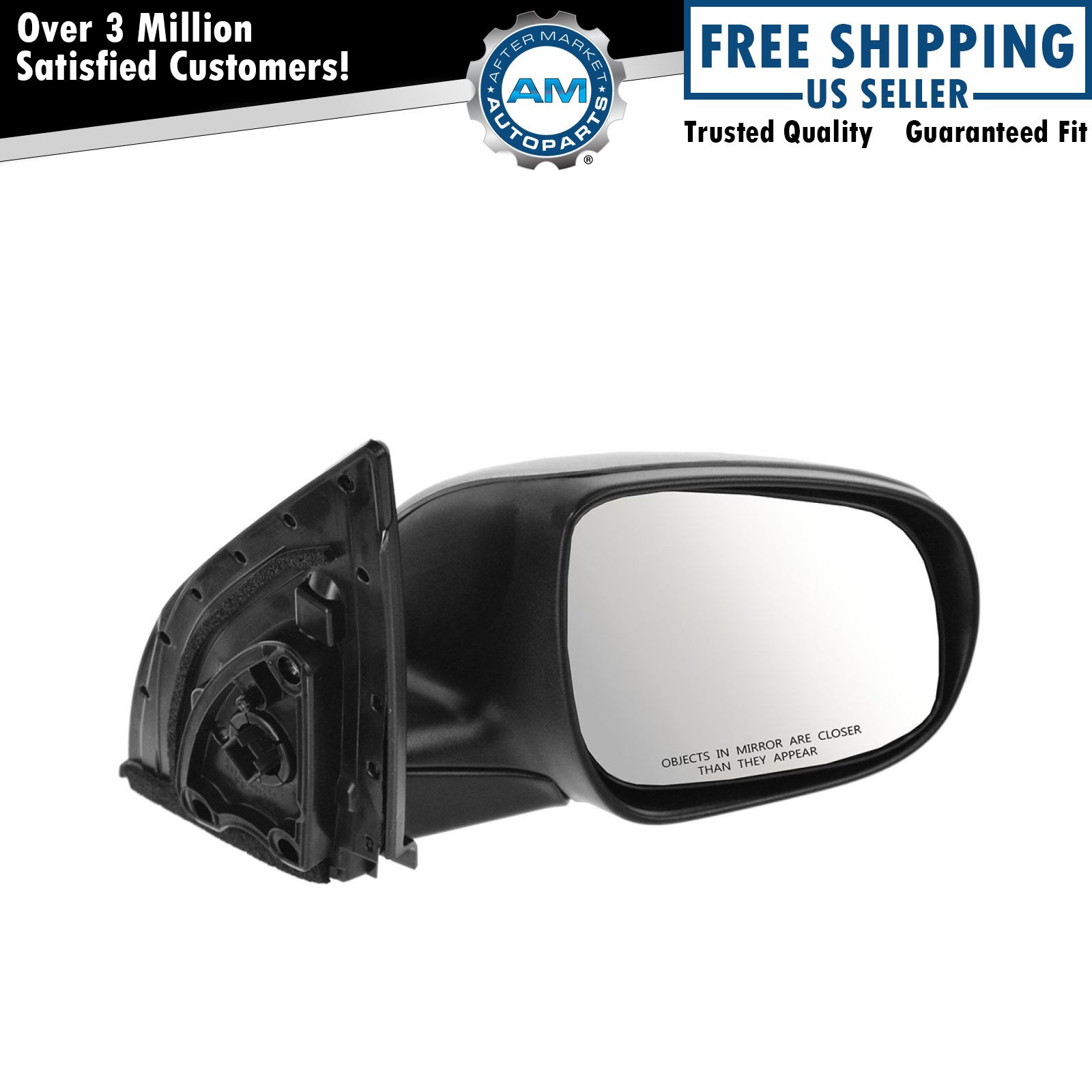 Mirror Power RH Right Passenger Side for 10-11 Hyundai Accent