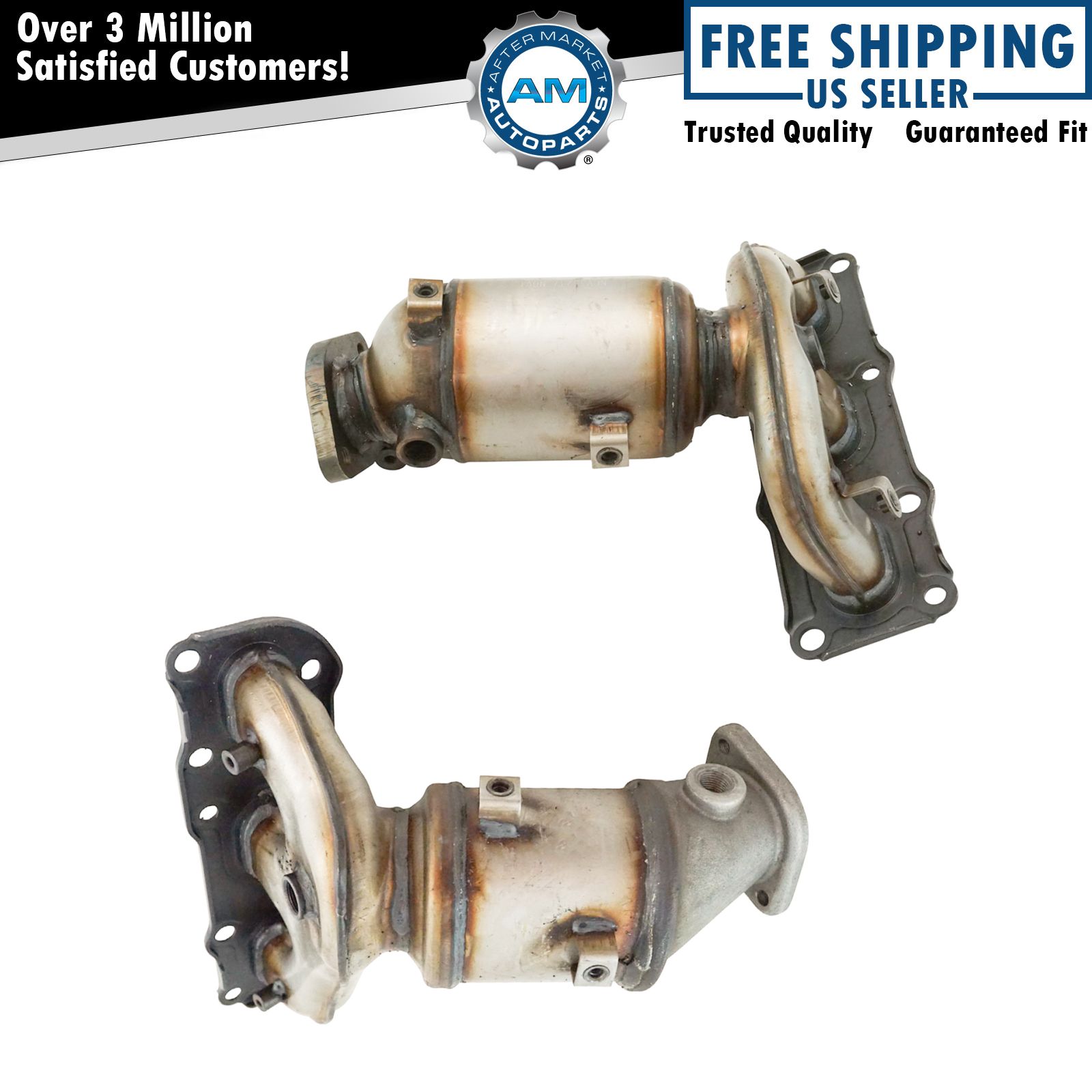 Exhaust Manifold w/ Catalytic Converter Gaskets & Hardware Pair for Hyundai Kia eBay
