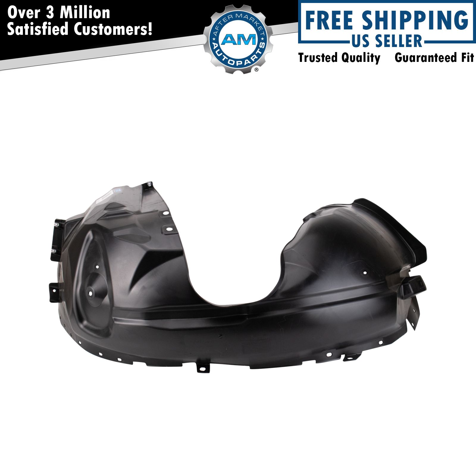 Front Left Inner Fender Liner Black For 2013-2014 Ford Escape FO1248158