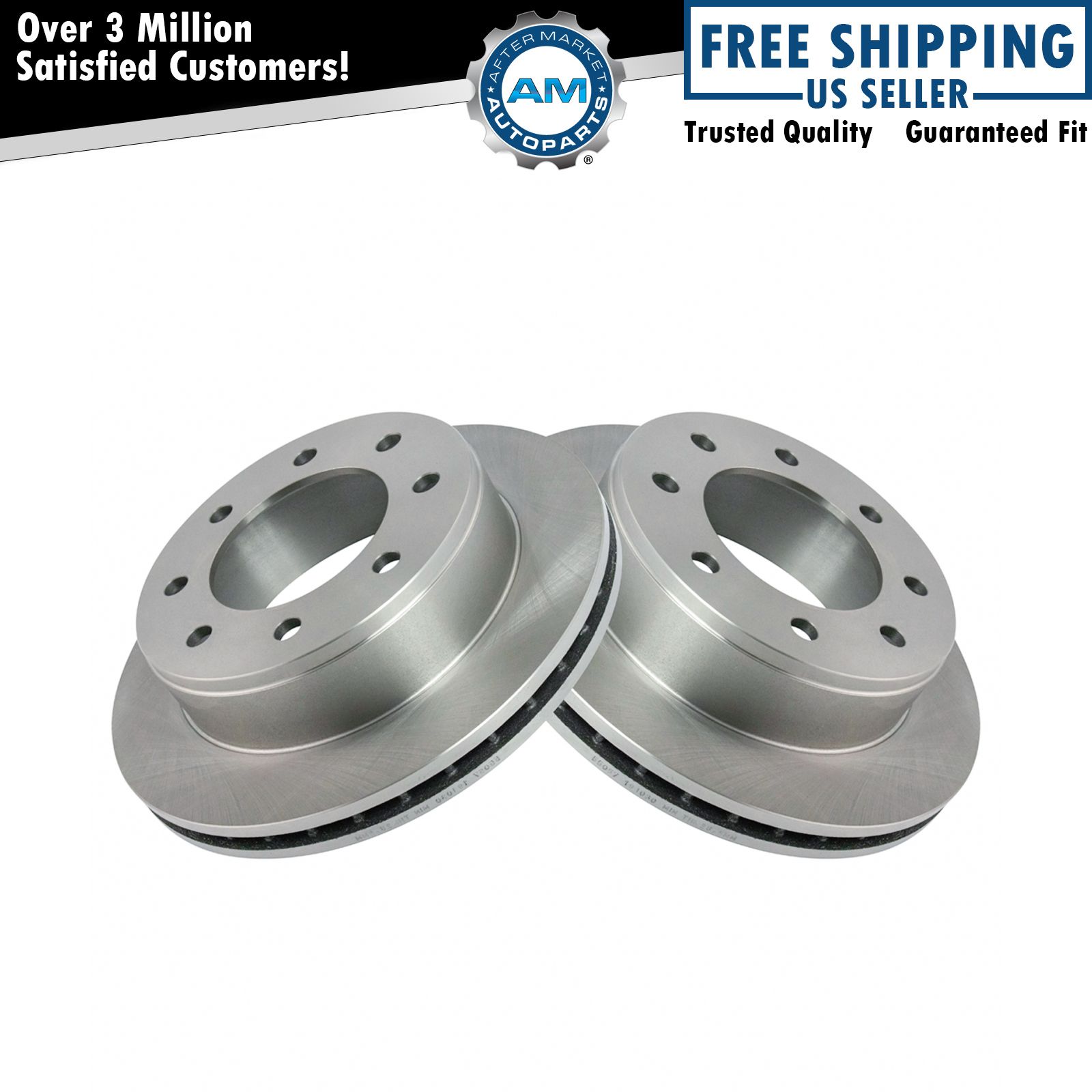 Rear Brake Rotor Pair for Chevy Silverado Sierra Express Van H2