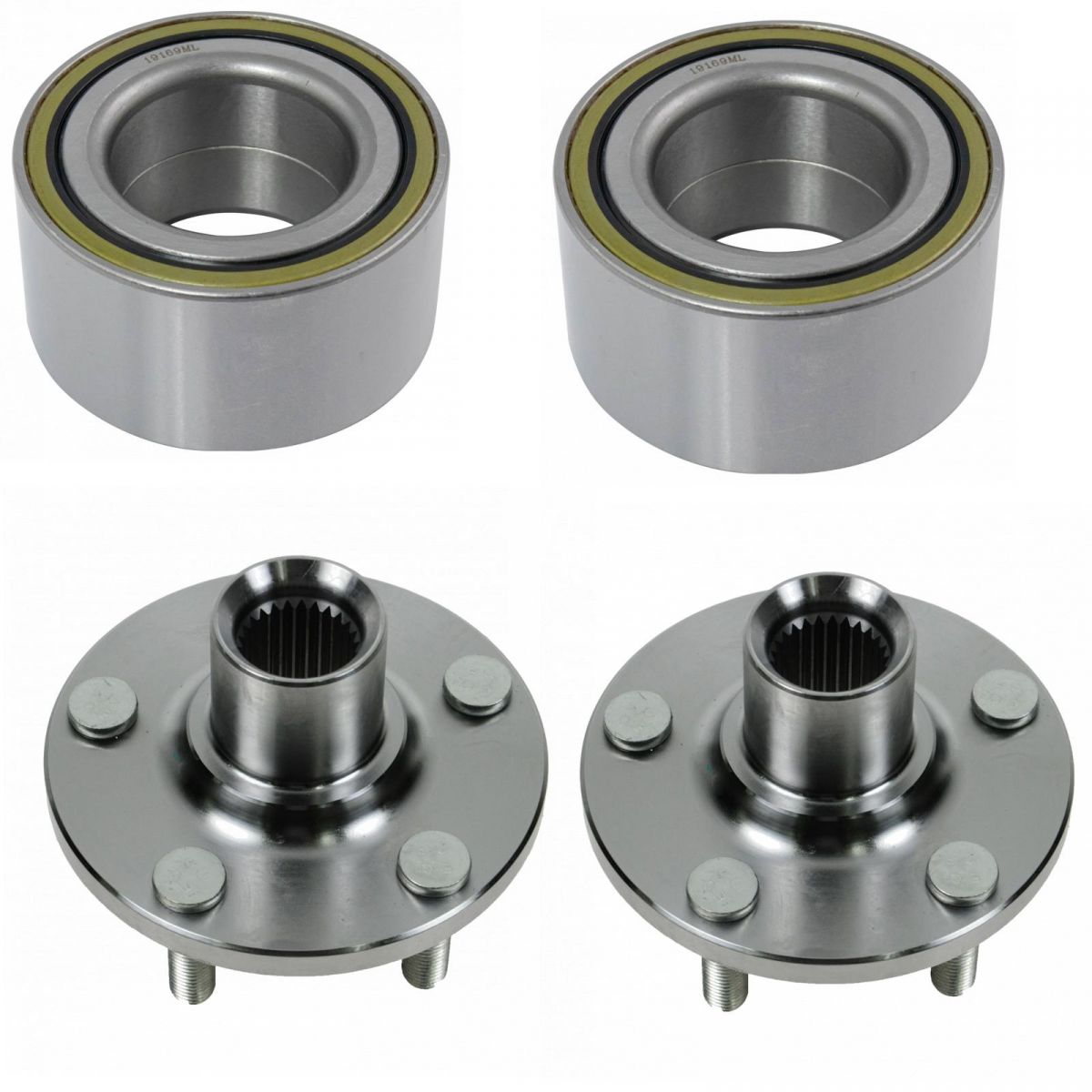 Wheel Hub & Bearing Front Left & Right Pair Set for Dodge Neon PT