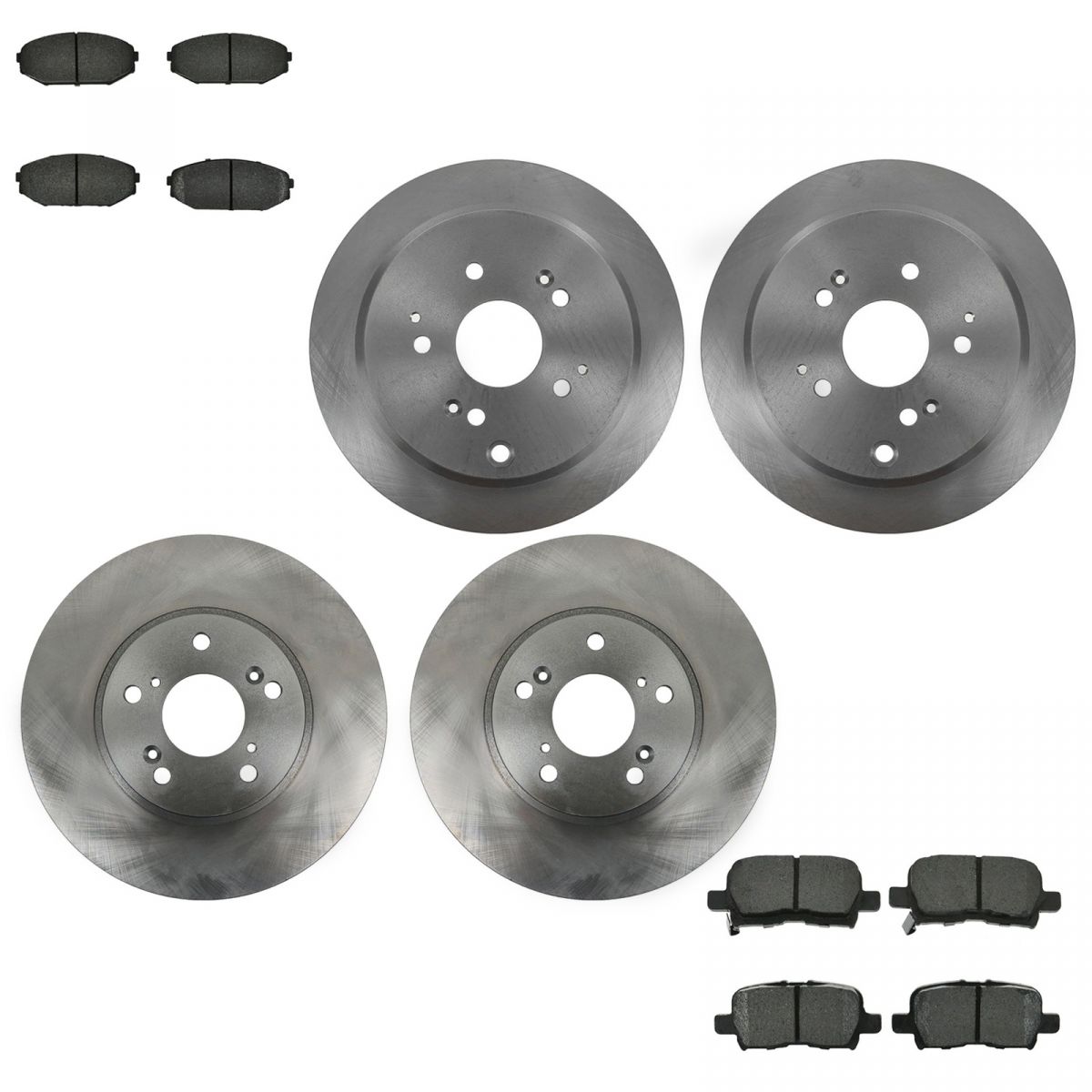 Front & Rear Premium Metallic Brake Pad & Rotor Kit for Honda Odyssey eBay