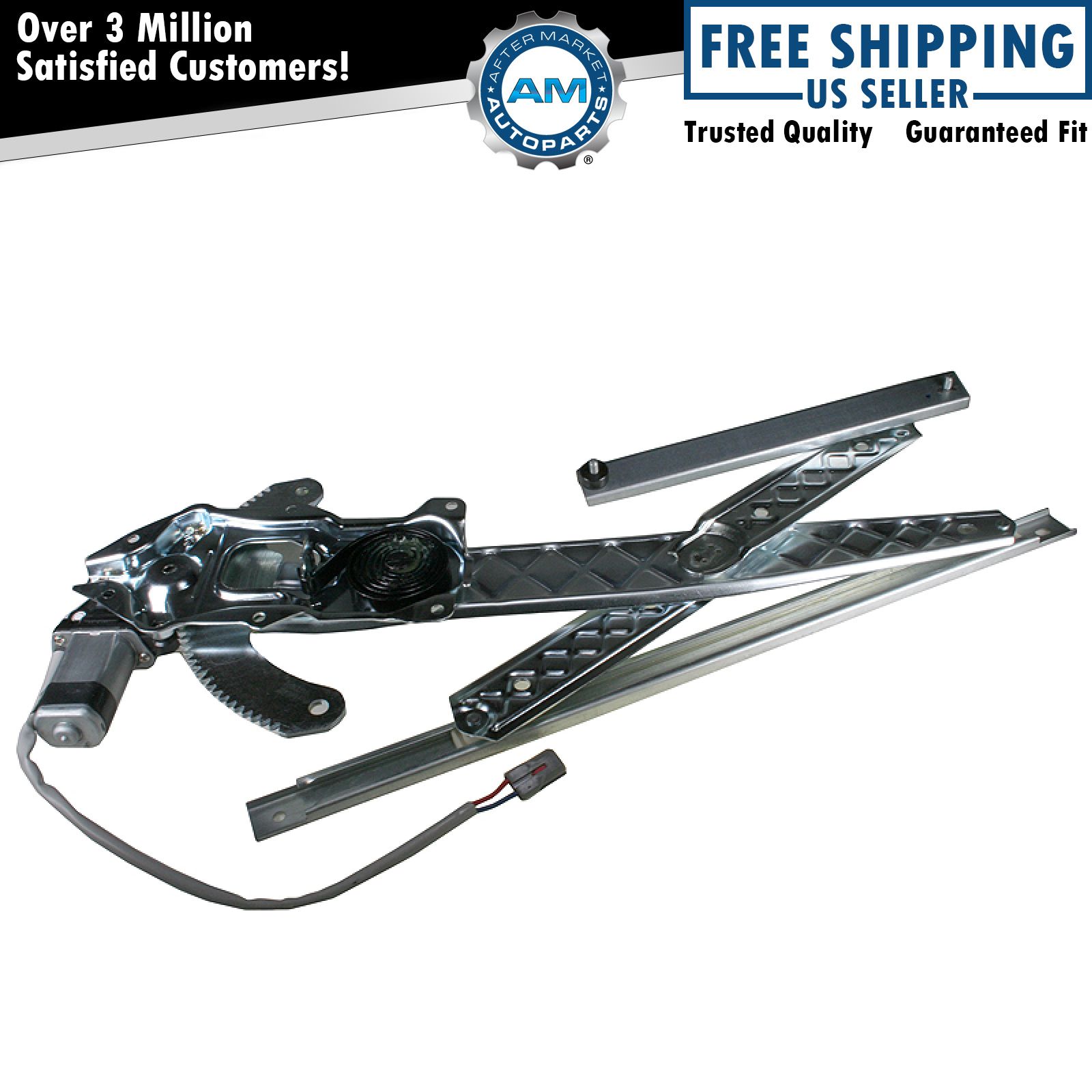 Power Window Regulator w/ Motor Front Passenger Side RH for Ford