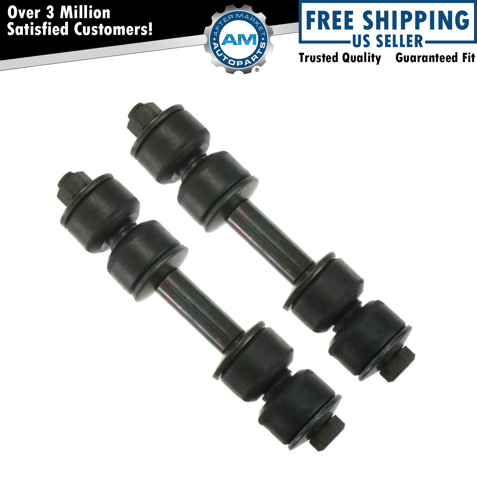 Front Sway Bar Link Kit Pair Set of 2 for Ford Cadillac Olds Chevy Dodge Buick