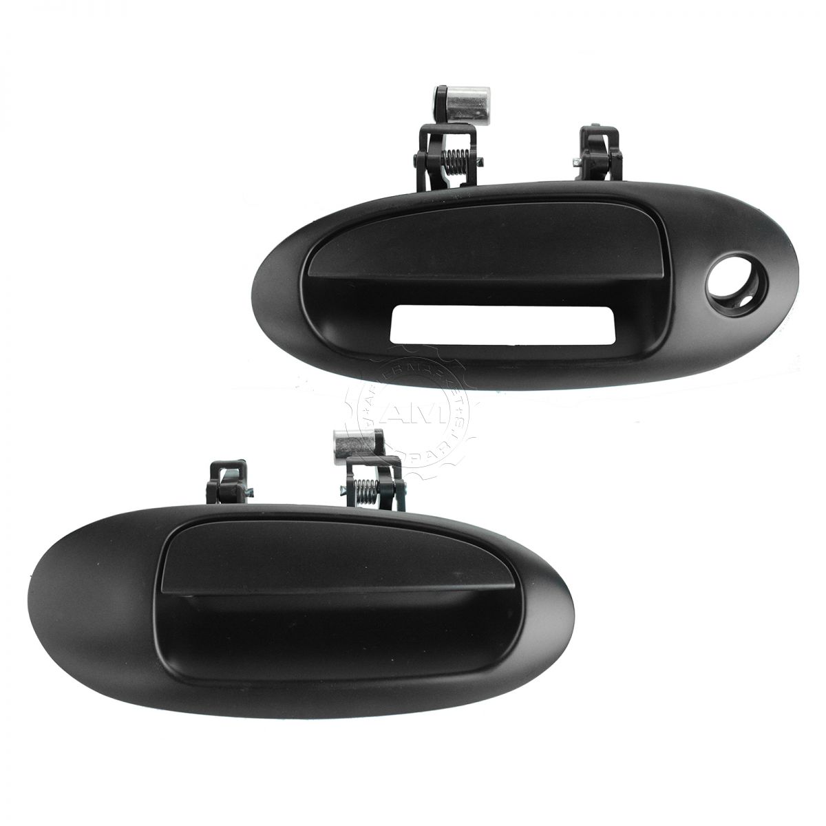 Door Handle Front Outer Smooth Black Pair Set for Ford Taurus Mercury ...