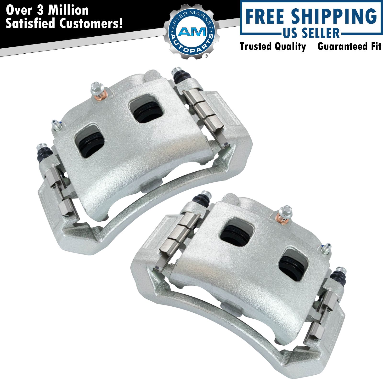 Front Disc Brake Caliper Pair LH & RH Sides for Dodge Durango Ram 1500 2500