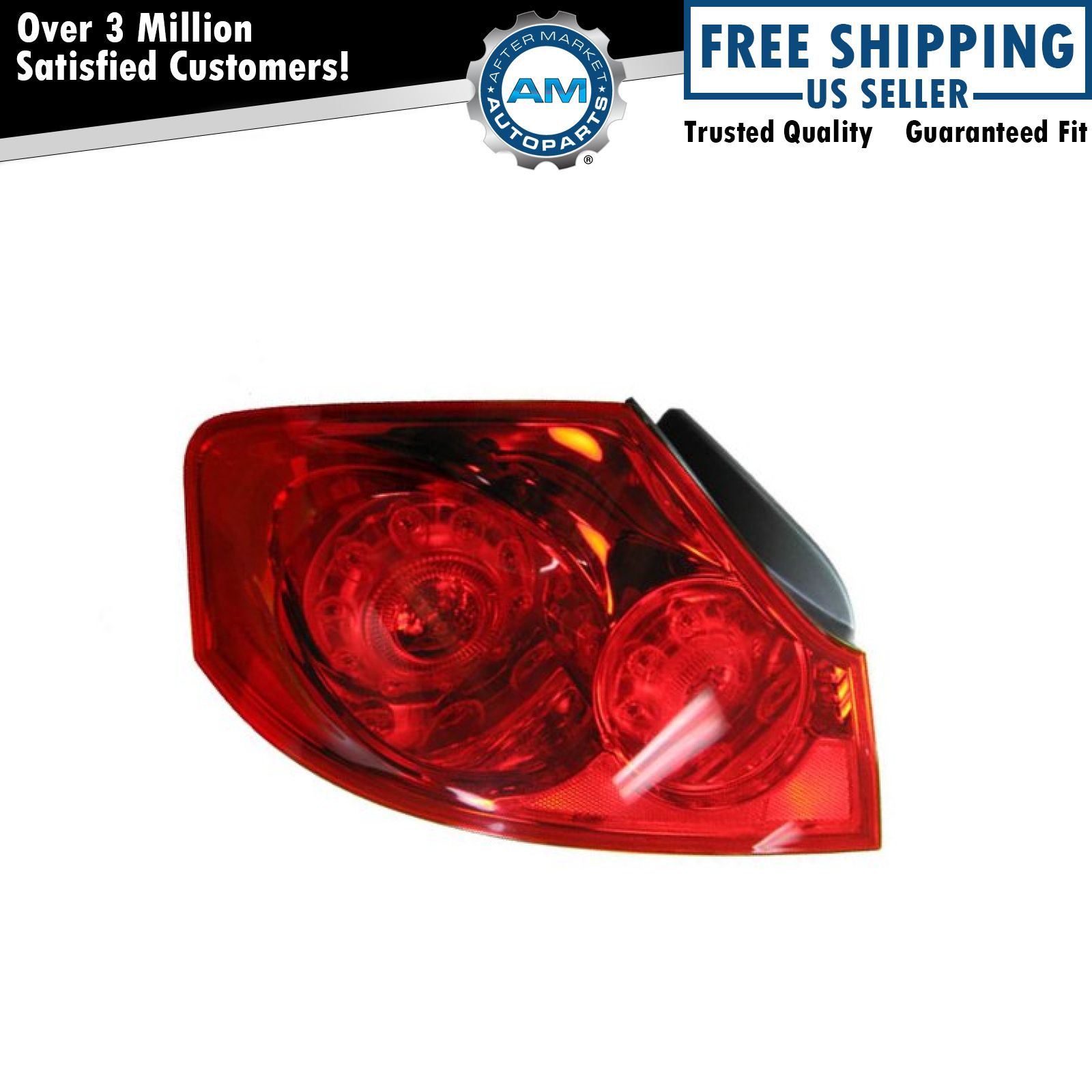 Taillight Taillamp Brake Light Driver Left LH for Infiniti G25 G35 G37 Sedan