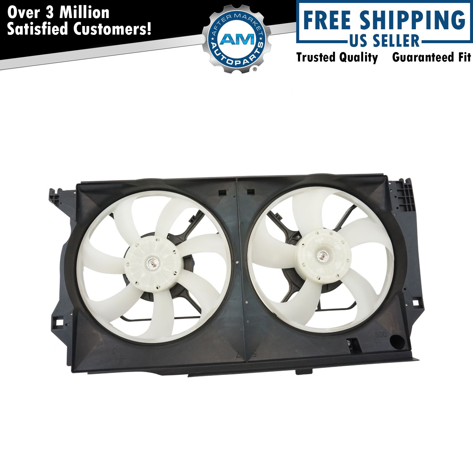Radiator Dual Cooling Fan Assembly for Scion FR-S  Subaru BRZ 2.0L Toyota
