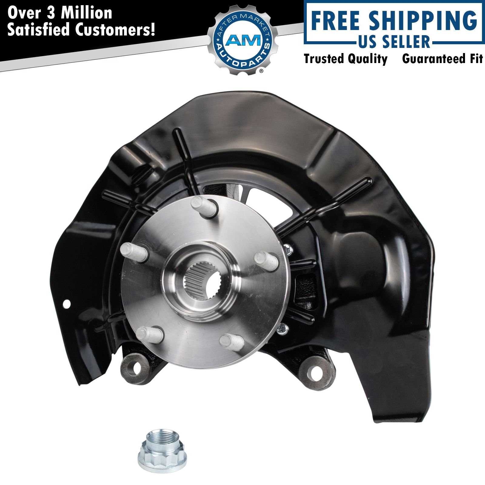 Front Wheel Bearing & Hub Assembly with Knuckle LH for Toyota Lexus