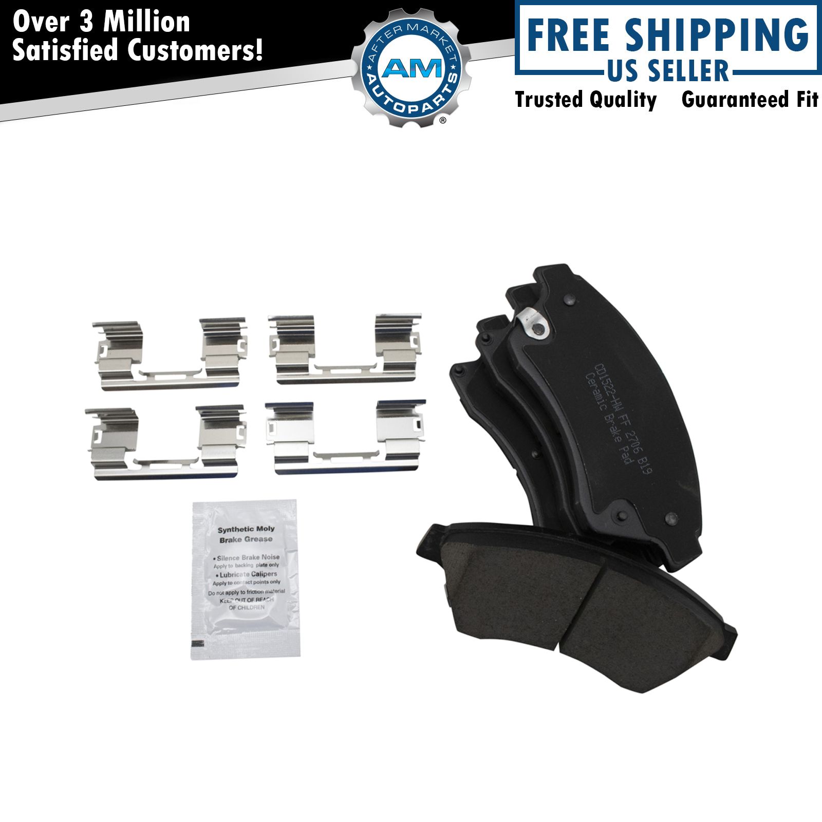 Front Posi Ceramic Disc Brake Pad Set for Chevy Cruze Sonic Brand New