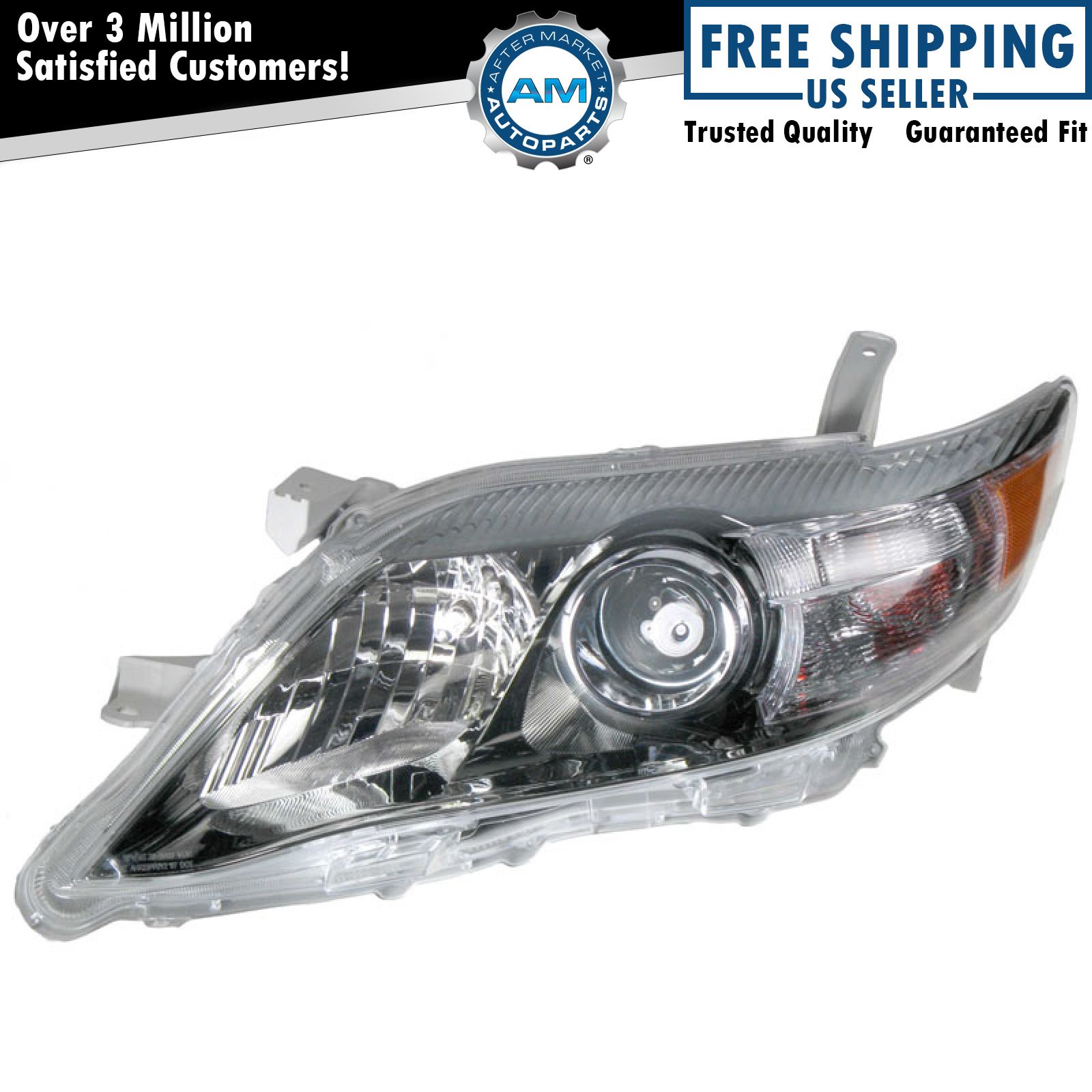 Left Headlight Assembly Drivers Side For 2010-2011 Toyota Camry TO2502193