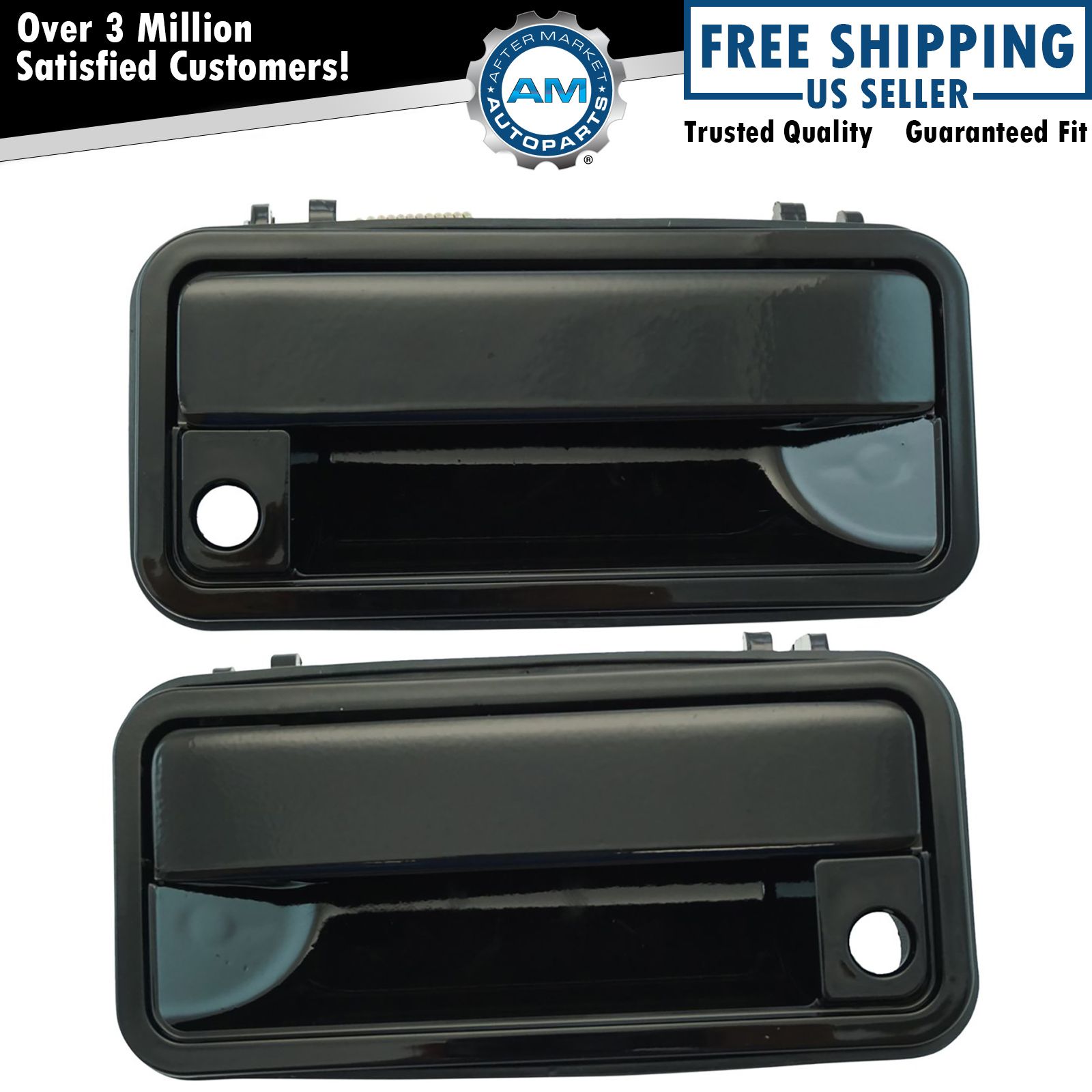 Outer Outside Exterior Door Handle Pair Set of 2 for Chevy GMC Pickup Truck